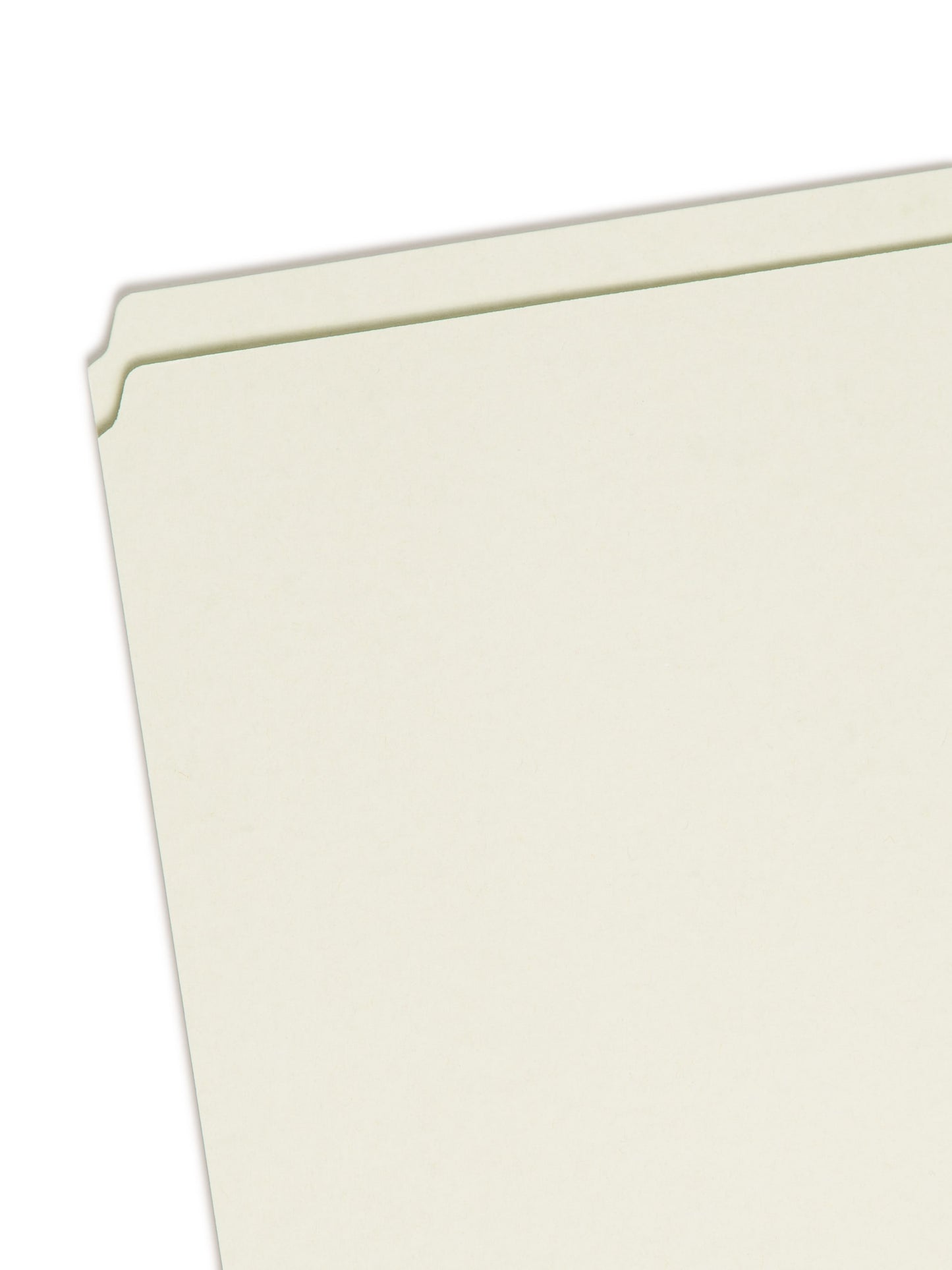 SafeSHIELD® Pressboard Fastener File Folders, 2 inch Expansion, Straight-Cut Tab, Gray/Green Color, Letter Size,