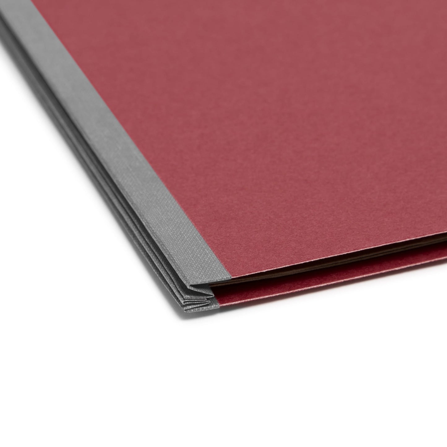 SafeSHIELD® Pressboard Classification File Folders with Pocket Dividers, Bright Red Color, Letter Size, Set of 10, 30086486140820