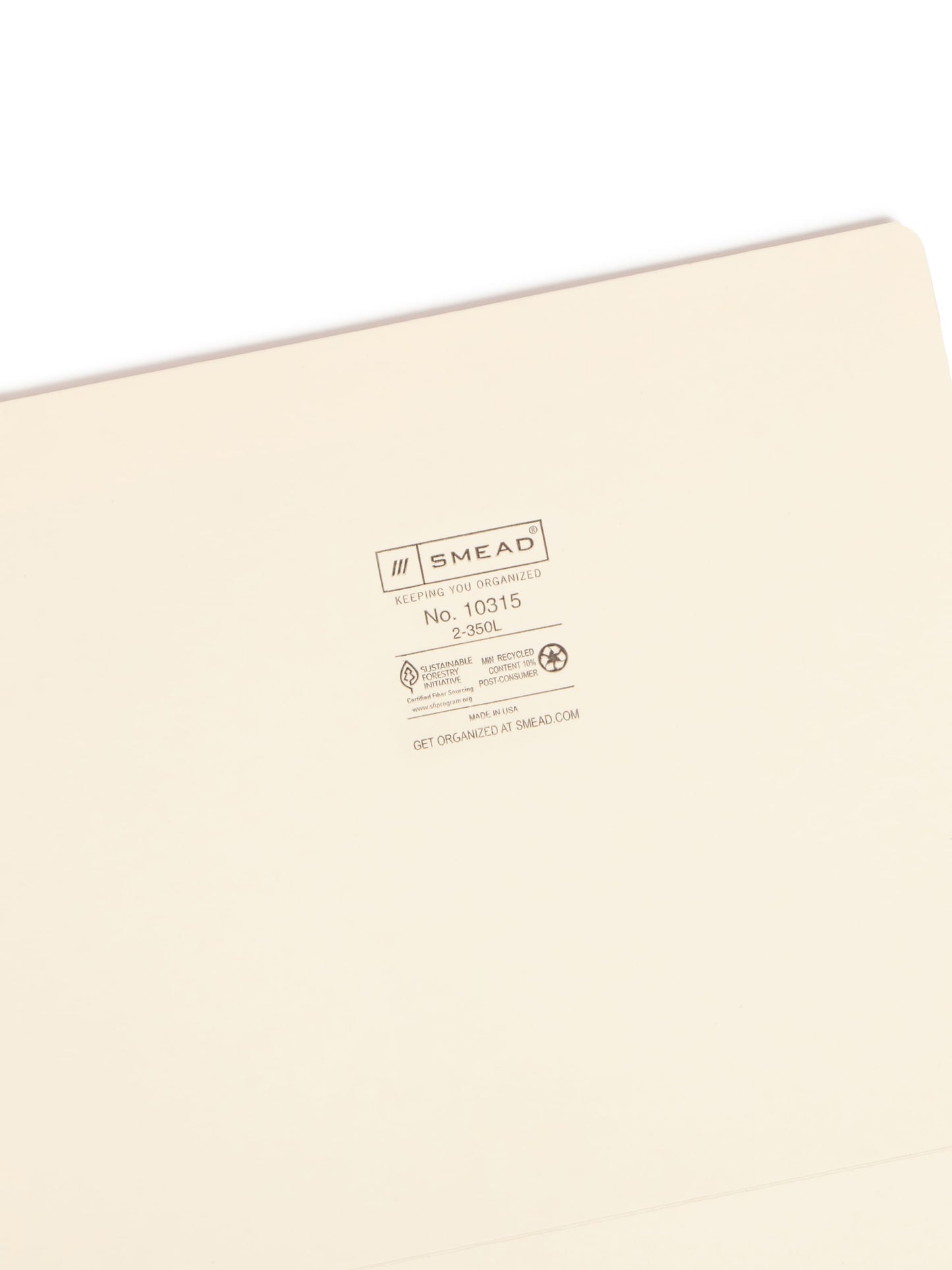 Reinforced Tab Pocket File Folders, Manila Color, Letter Size, Set of 50, 086486103152