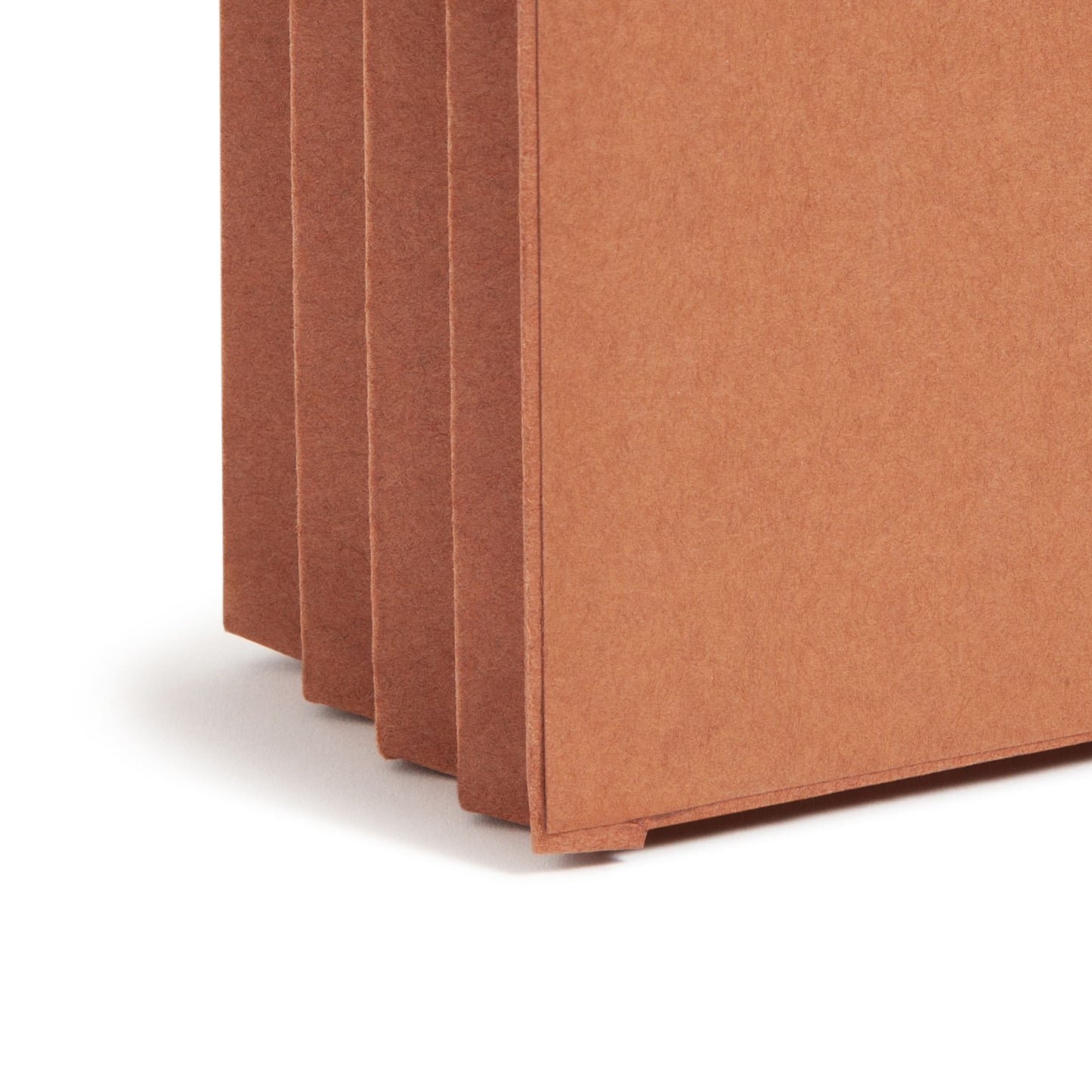 Reinforced End Tab File Pockets, 4 inch High Tab, 3-1/2 inch Expansion, Redrope Color, Letter Size, Set of 10, 30086486736245