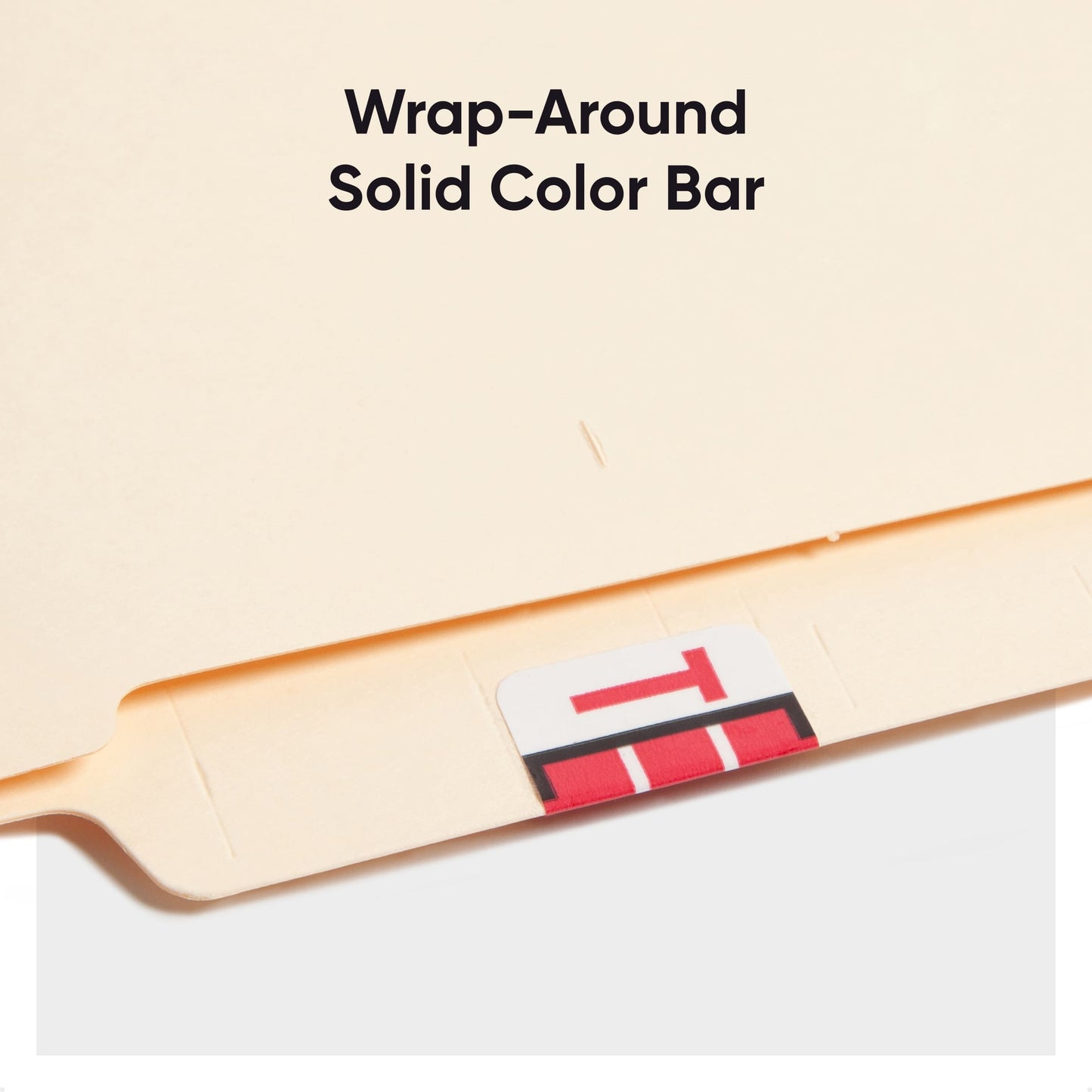 BCCR Bar Style Color-Coded Alphabetic Labels, A-Z Rolls, Red Color, 1-1/4" X 1" Size, Set of 50, 086486670906