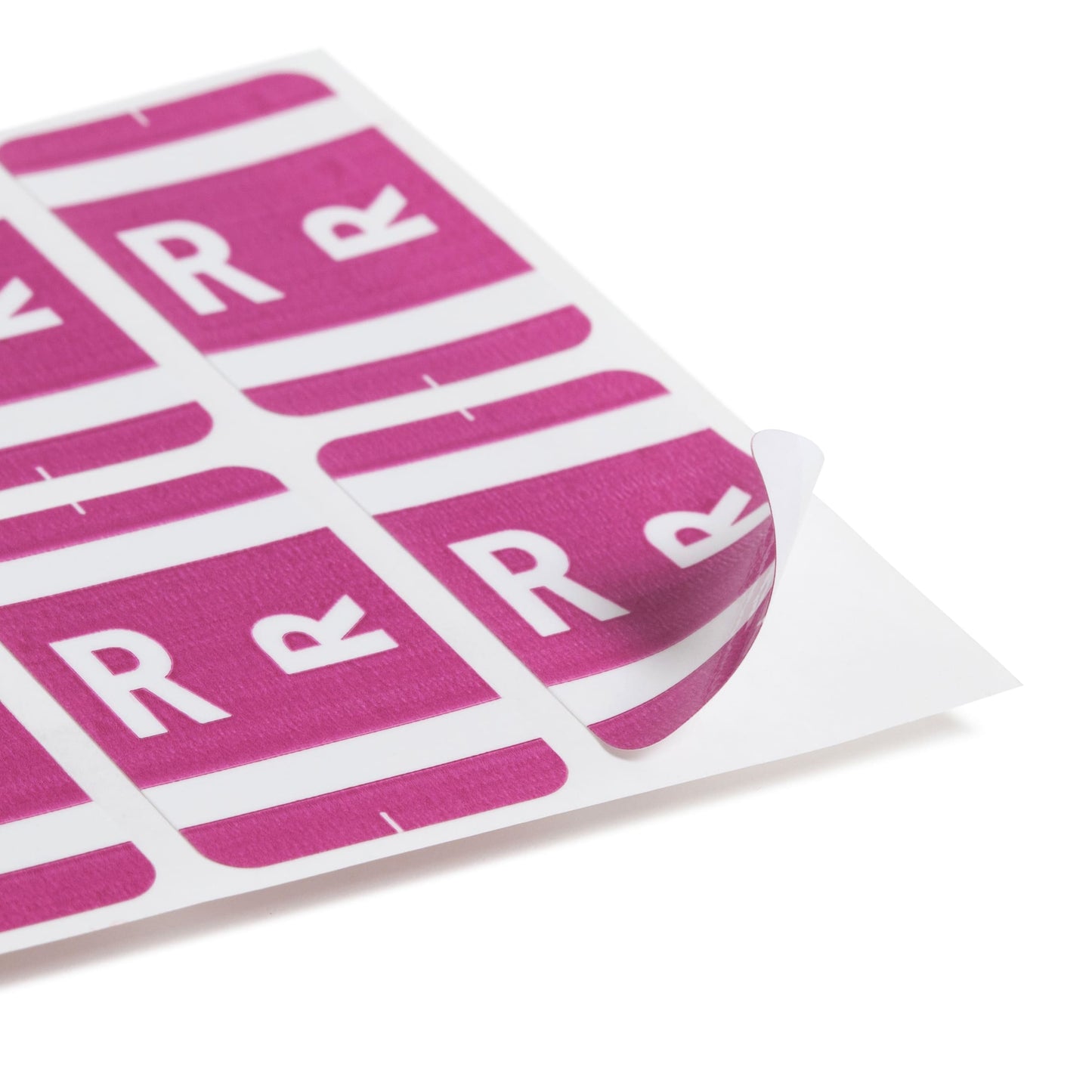 AlphaZ® ACCS Color Coded Alphabetic Labels - Sheets, Purple Color, 1" X 1-5/8" Size, Set of 100, 086486671880