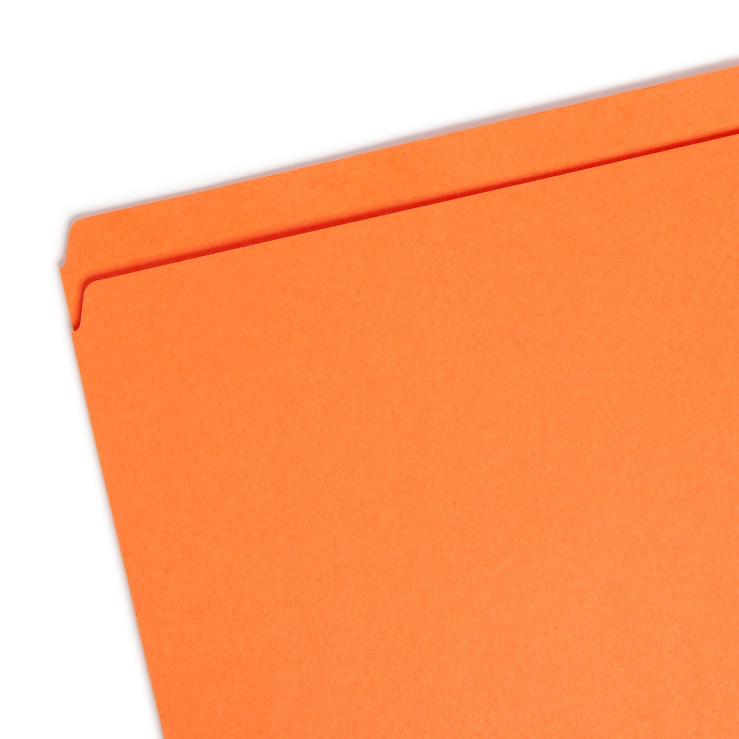 Standard File Folders, Straight-Cut Tab, Orange Color, Letter Size, Set of 100, 086486109413