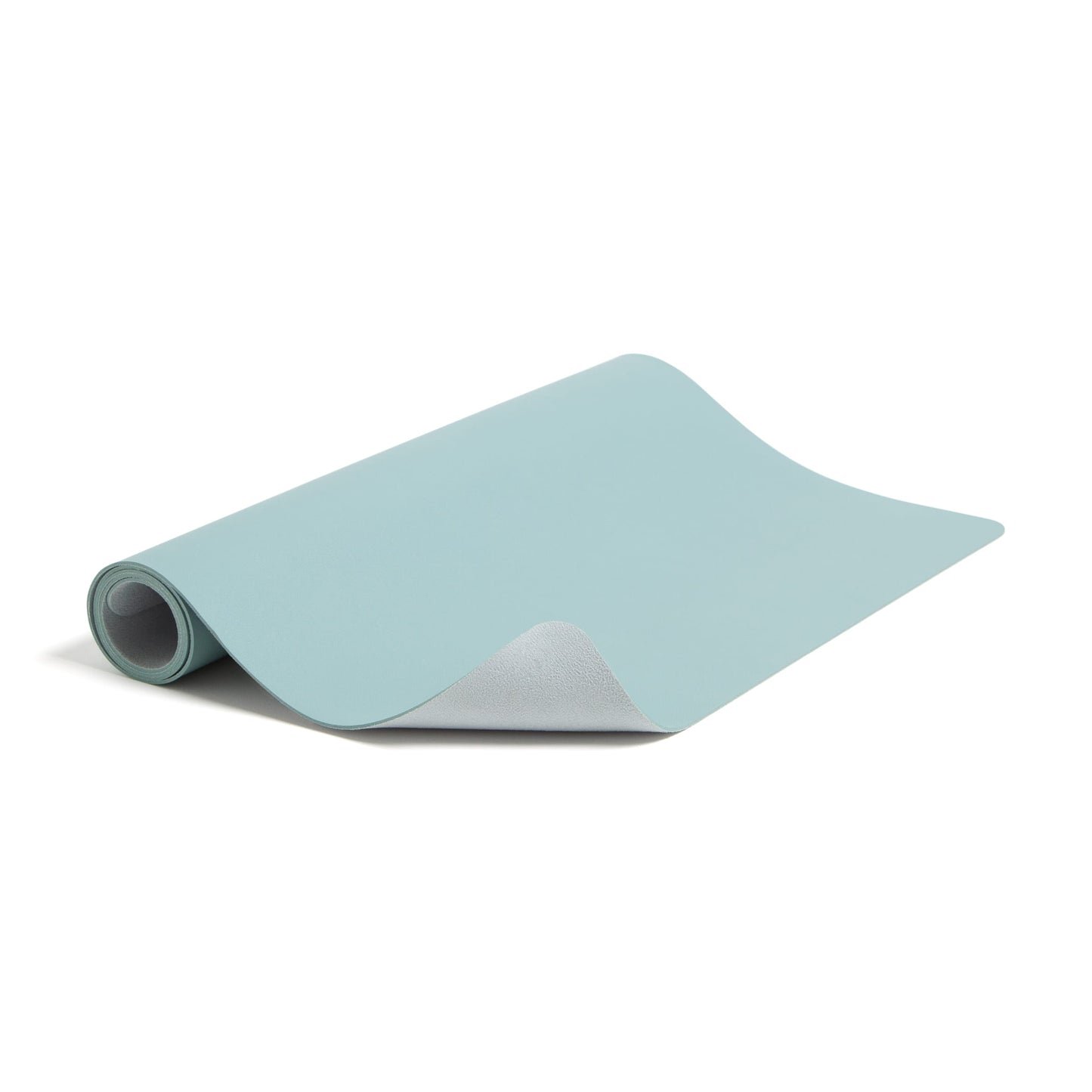 Vegan Leather Desk Pad, Superior Blue Color, 36"X17" Size, Set of 1, 086486648301