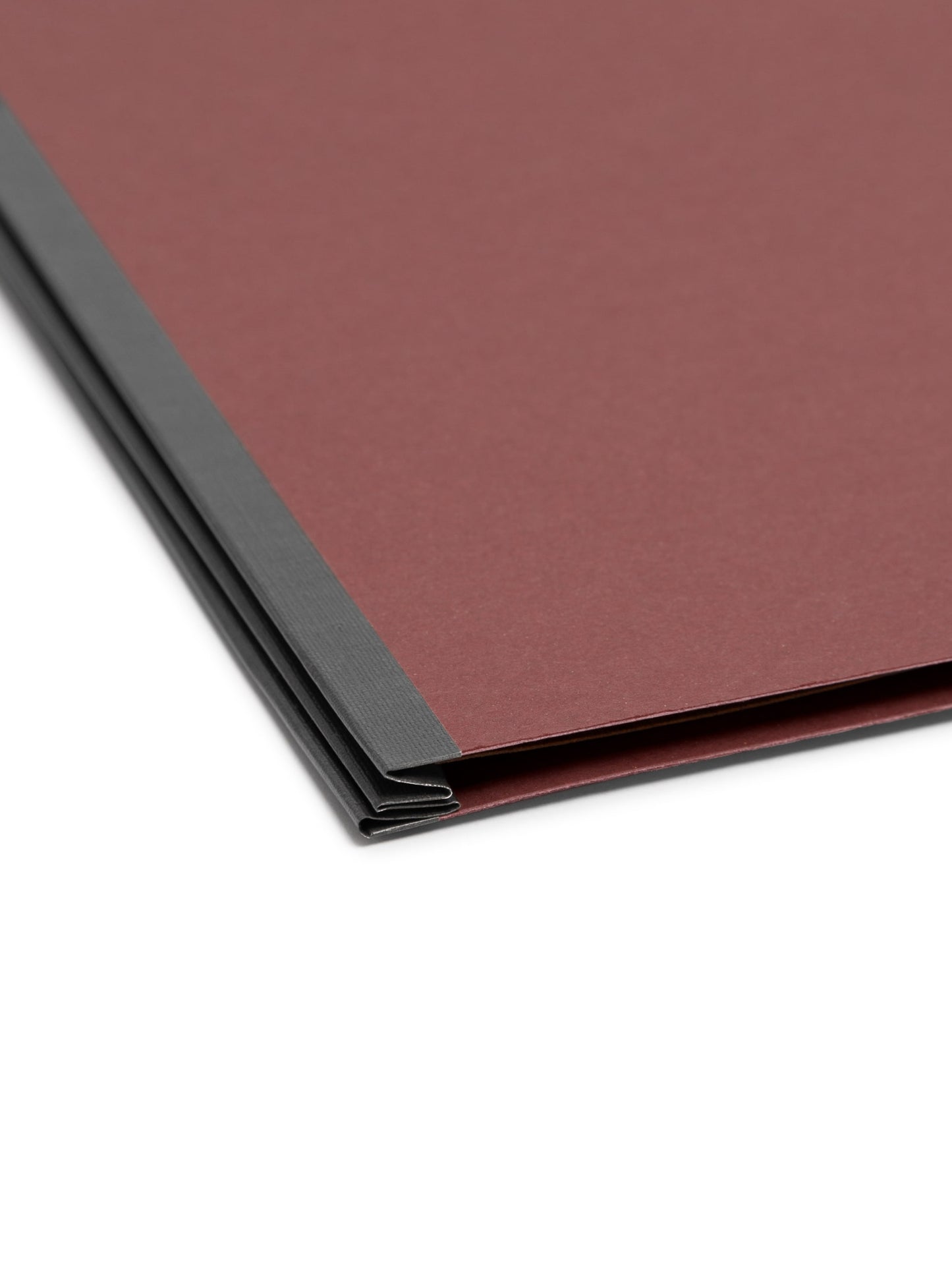 SafeSHIELD® Pressboard Classification File Folders, 1 Divider, 2 inch Expansion, Red Color, Legal Size,