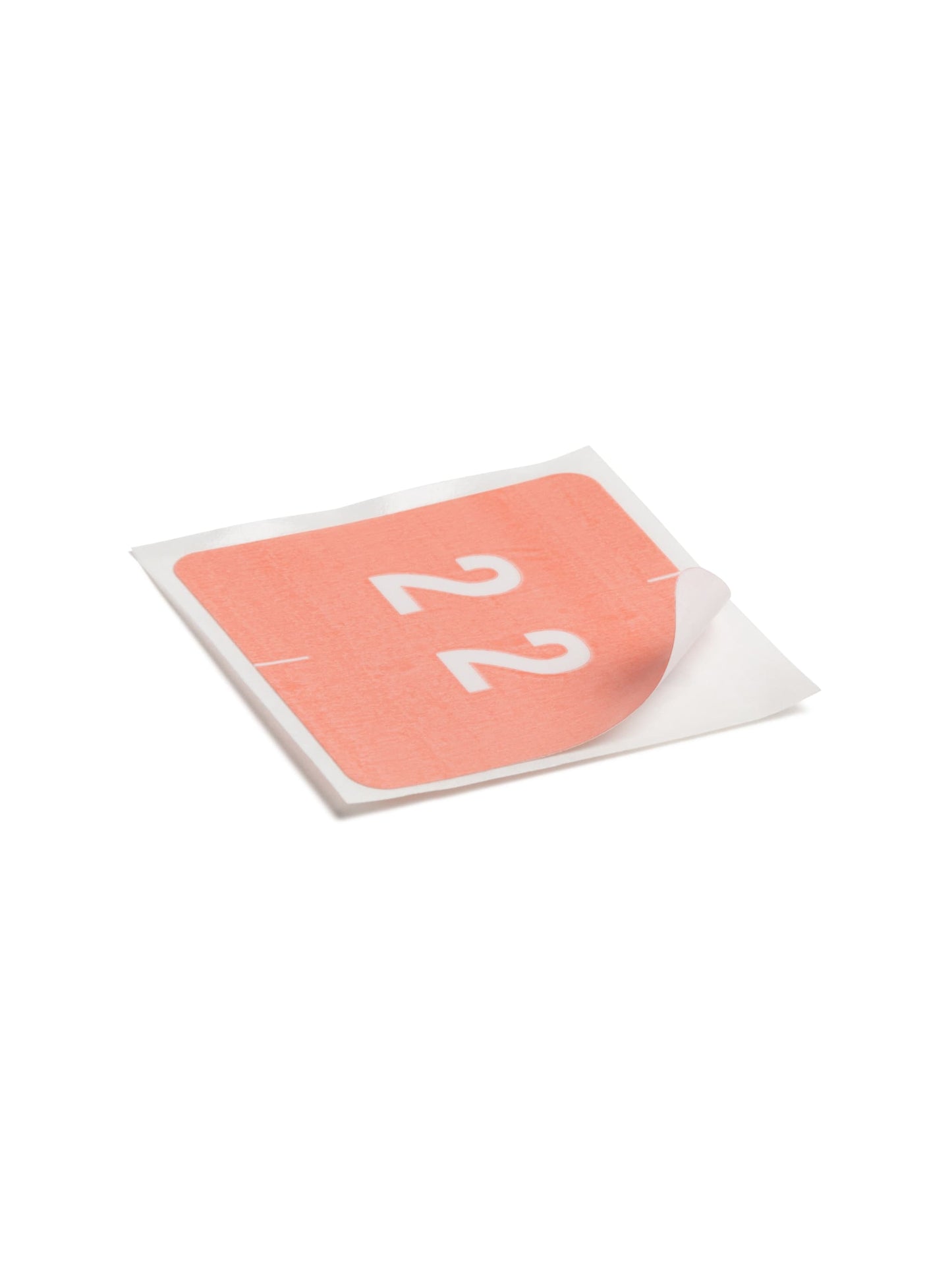 DCC Color-Coded Numeric Labels - Rolls, Pink Color, 1-1/2" X 1-1/2" Size, Set of 250, 086486674225