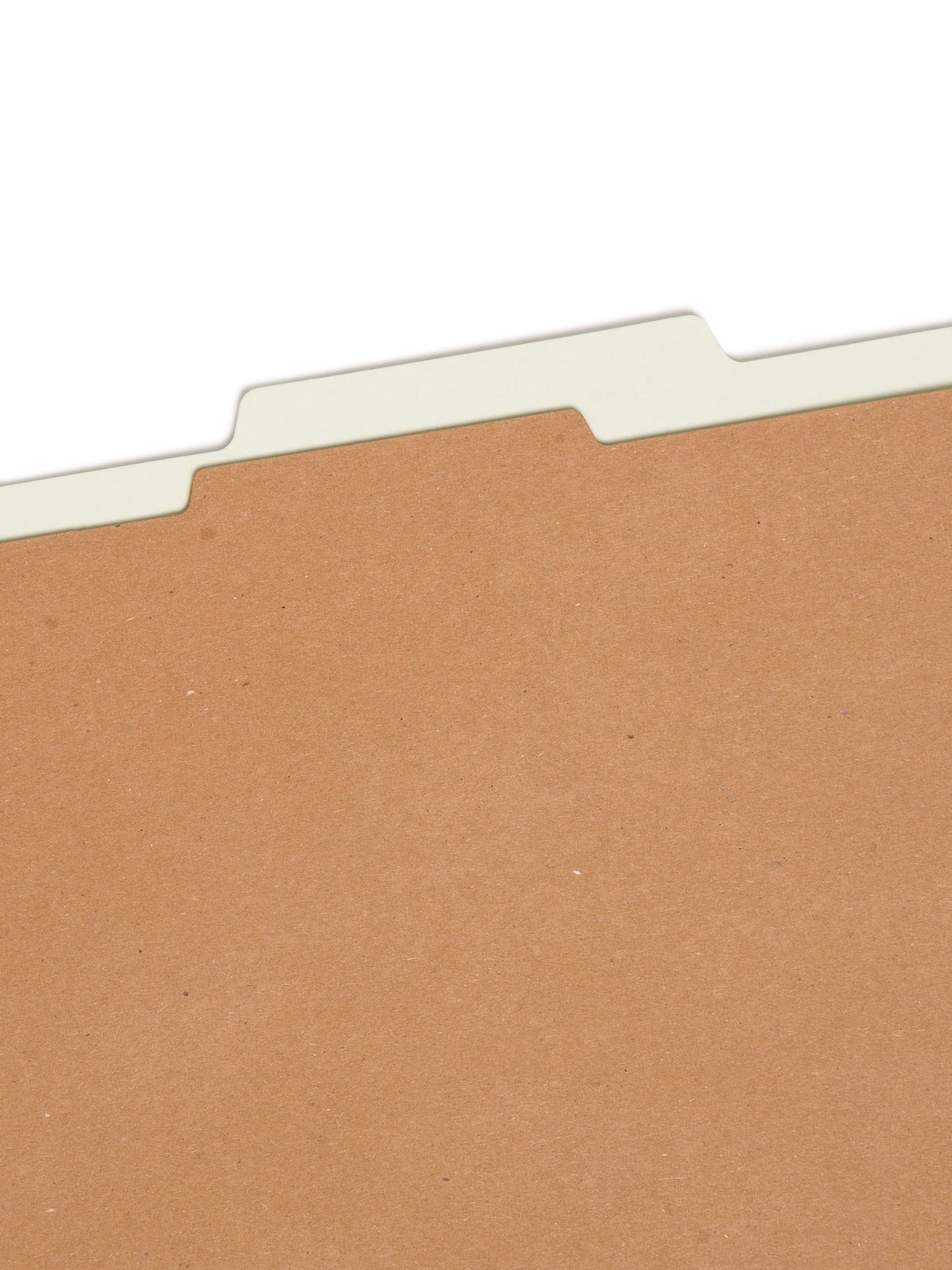 SafeSHIELD® Pressboard Classification File Folders, 1 Divider, 2 inch Expansion, Gray/Green Color, Letter Size,