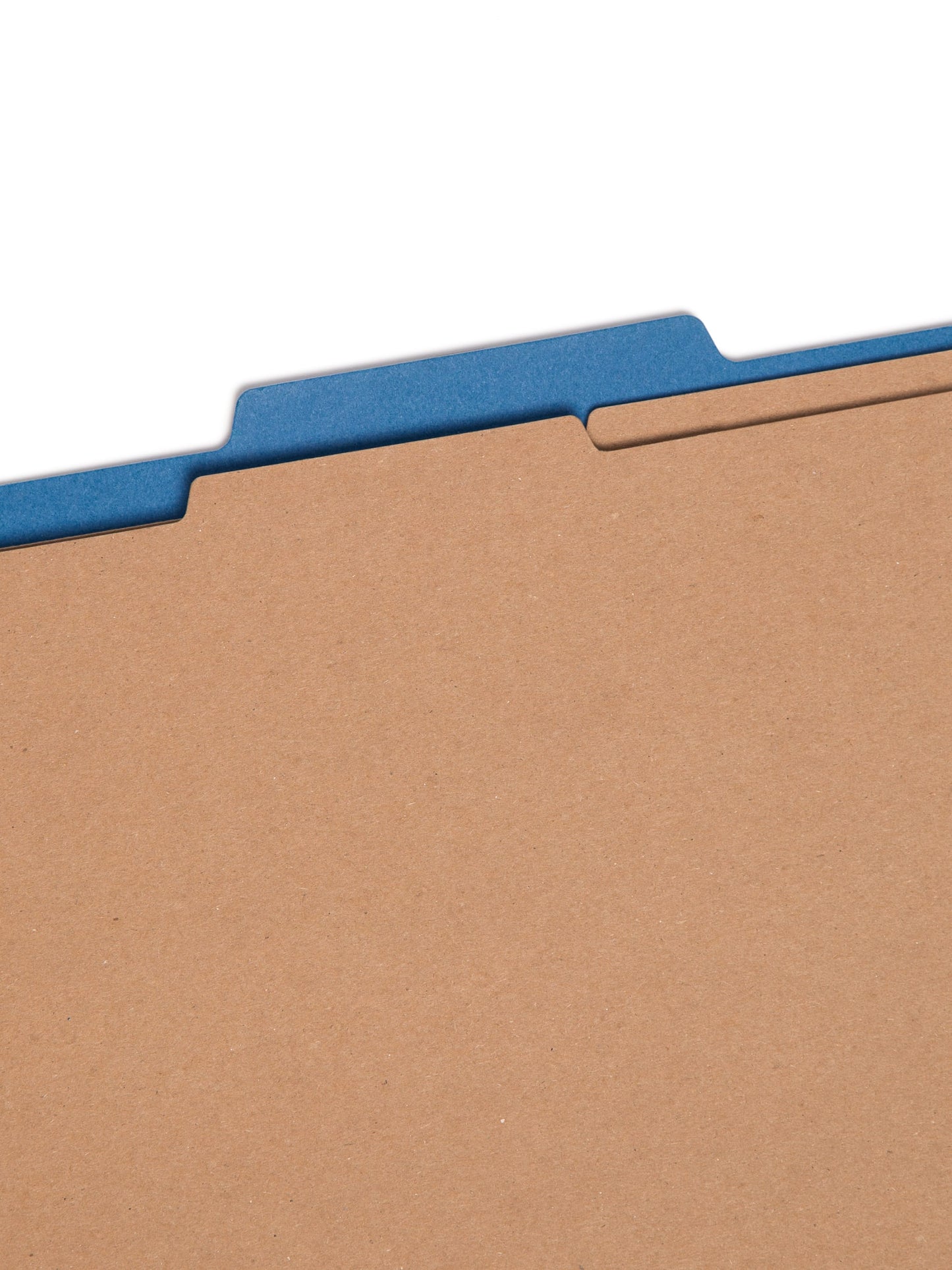 Pressboard Classification File Folders, 2 Dividers, 2 inch Expansion, Dark Blue Color, Letter Size,