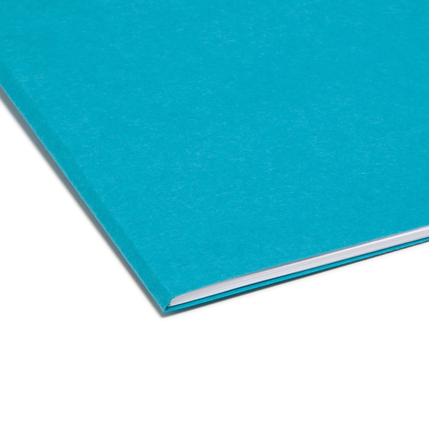Standard File Folders, 1/3-Cut Tab, Teal Color, Letter Size, Set of 100, 086486131438