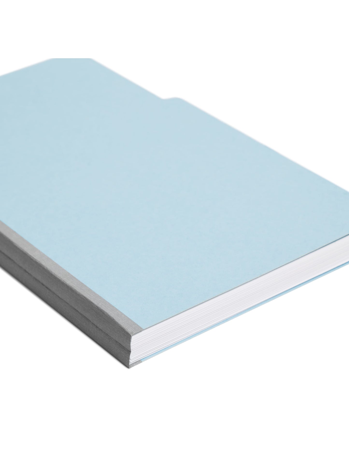 Pressboard File Folder, 1 inch Expansion, 1/3-Cut Tab, Blue Color, Legal Size, Set of 25, 086486225304