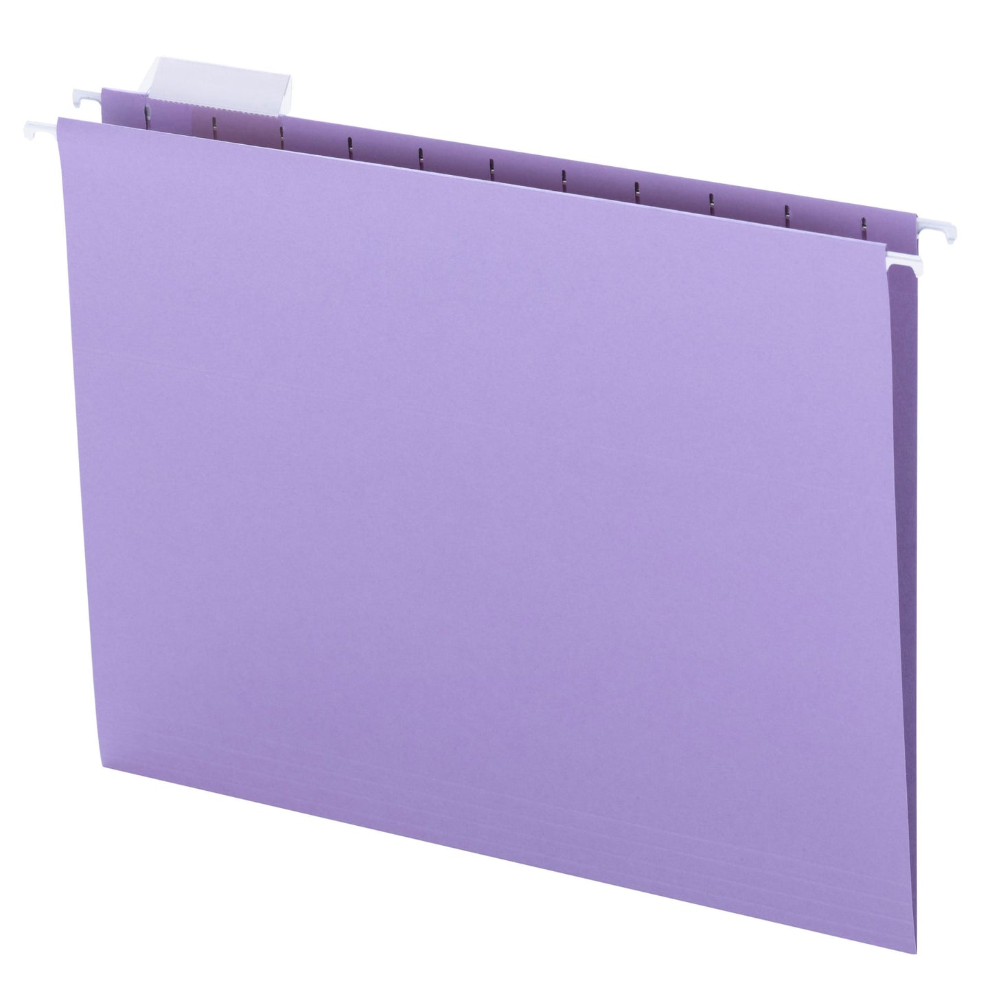 Standard Hanging File Folders with 1/5-Cut Tabs, Lavender Color, Letter Size, Set of 25, 086486640640