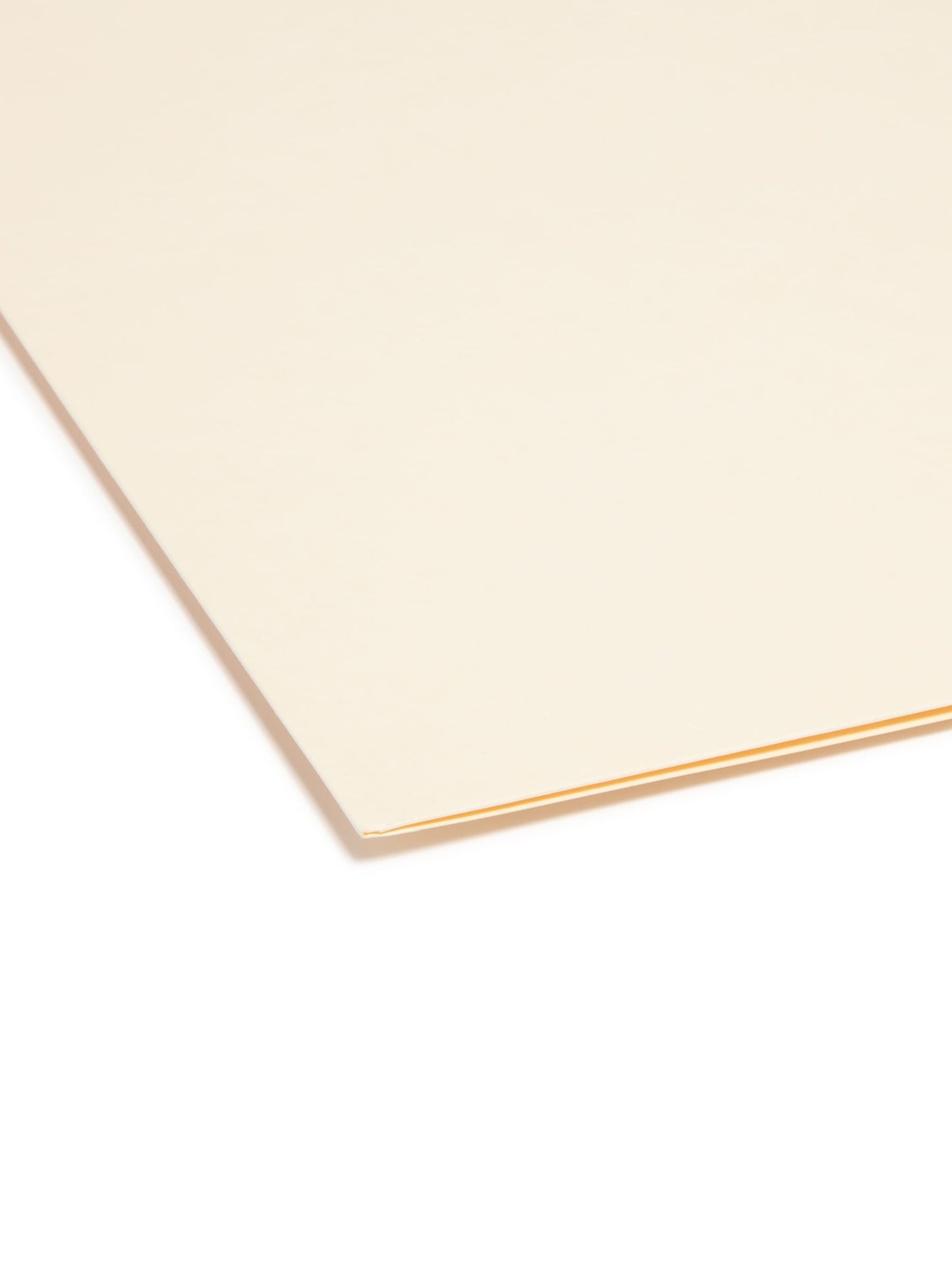 Reinforced Tab Pocket File Folders, Manila Color, Letter Size, Set of 50, 086486103152