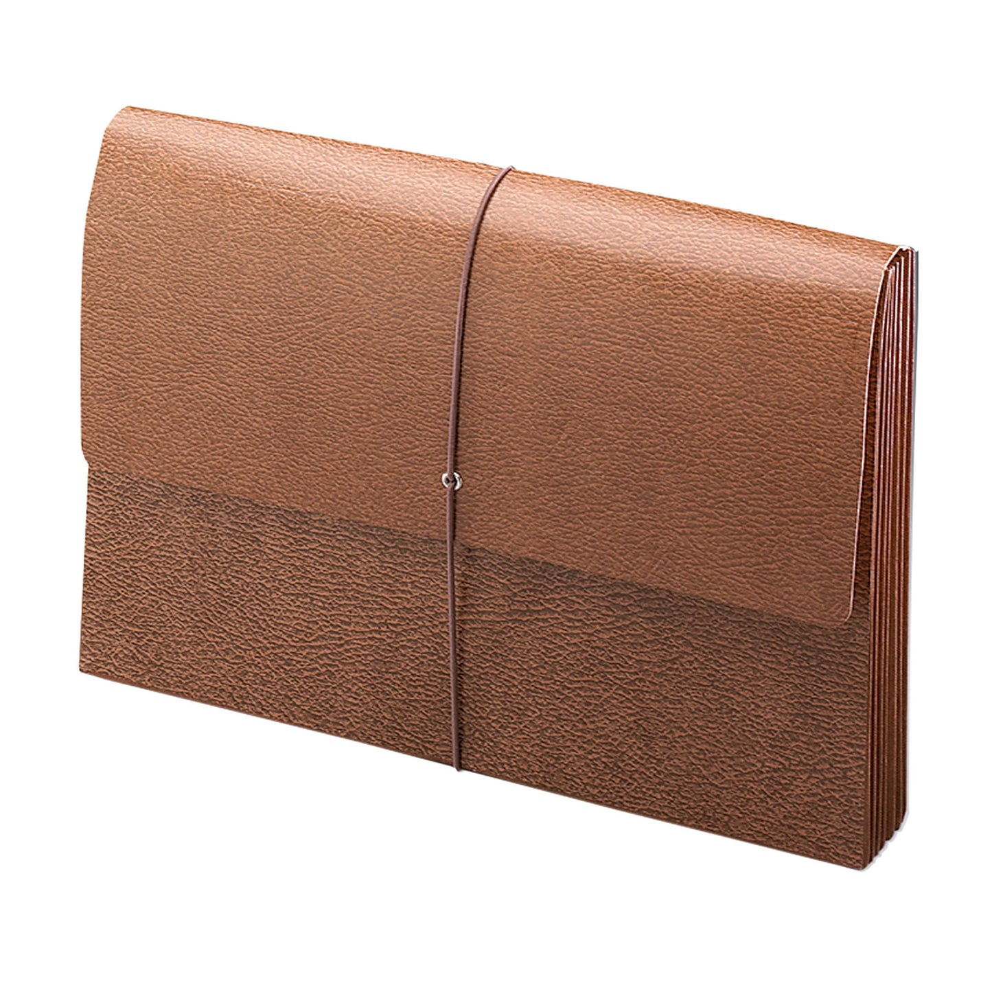 Redrope-Printed Expanding Wallets with Elastic Cord, Tear-Resistant Gusset, 3-1/2 Inch Expansion, Brown Color, Legal Size, Set of 10, 30086486714564