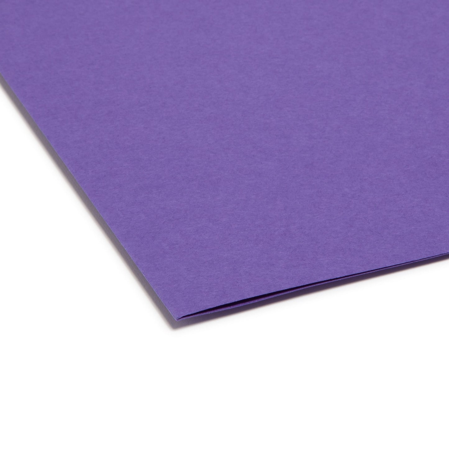 Standard File Folders, 1/3-Cut Tab, Purple Color, Letter Size, Set of 100, 086486130431