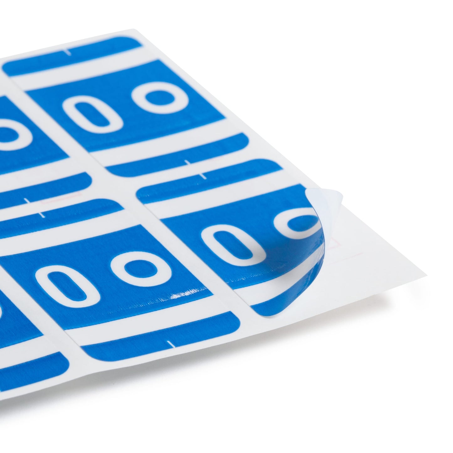 AlphaZ® ACCS Color Coded Alphabetic Labels - Sheets, Dark Blue Color, 1" X 1-5/8" Size, Set of 100, 086486671859