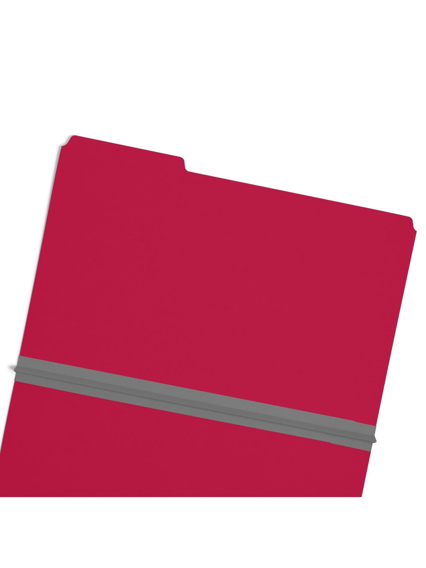Pressboard File Folder, 1 inch Expansion, 1/3-Cut Tab, Bright Red Color, Legal Size, Set of 25, 086486225380