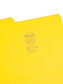 SuperTab® File Folders, 1/3-Cut Tab, Yellow Color, Letter Size, Set of 100, 086486119849