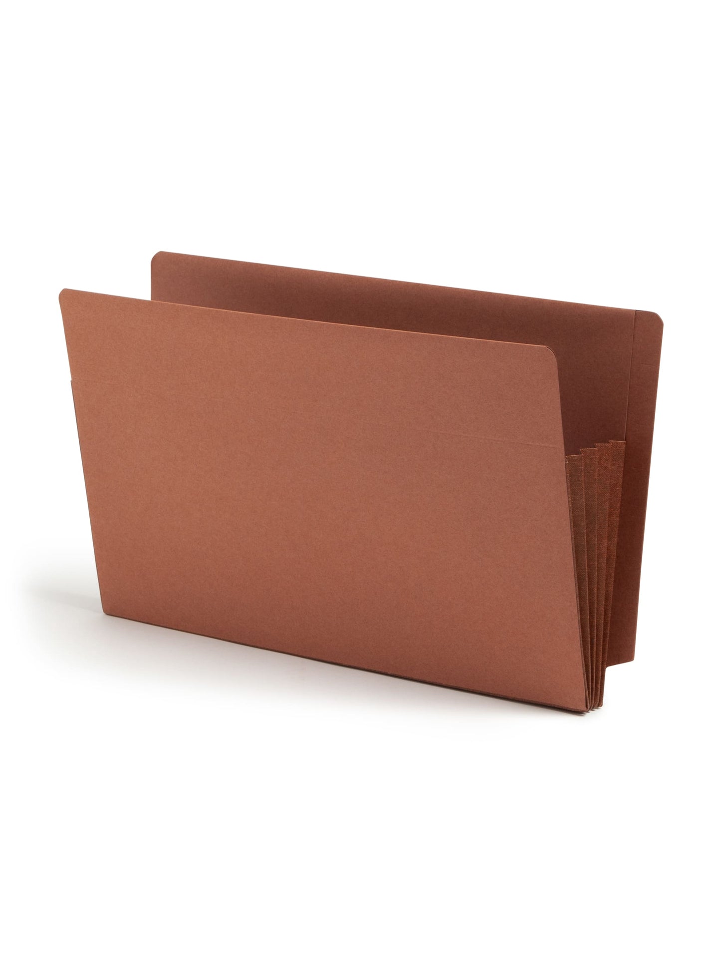 TUFF® Extra-Wide Reinforced End Tab File Pockets, Straight-Cut Tab, 3-1/2 inch Expansion, Redrope Color, Extra Wide Legal Size, Set of 10, 30086486747807