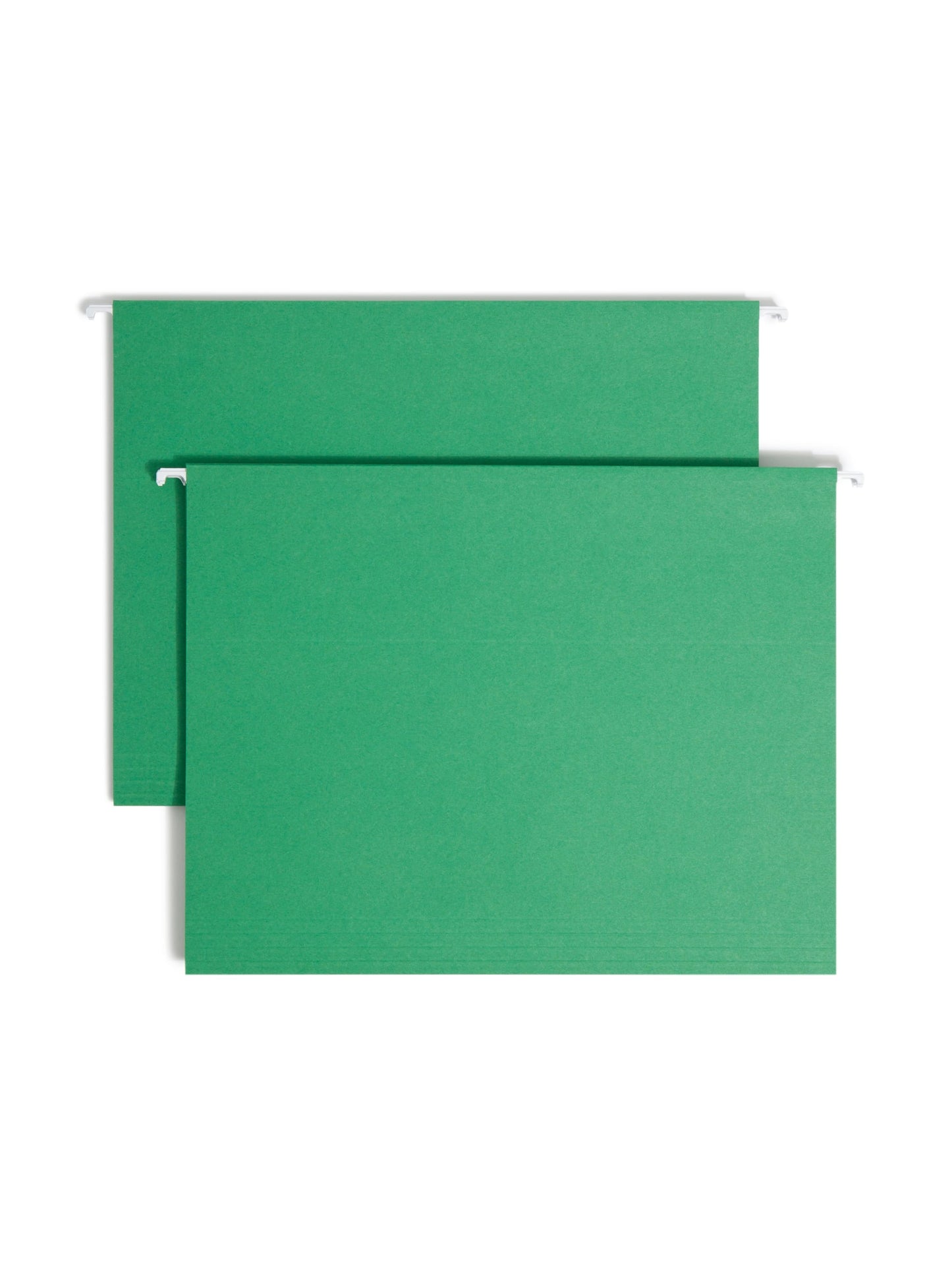 Standard Hanging File Folders, Dark Green Color, Letter Size, Set of 25
