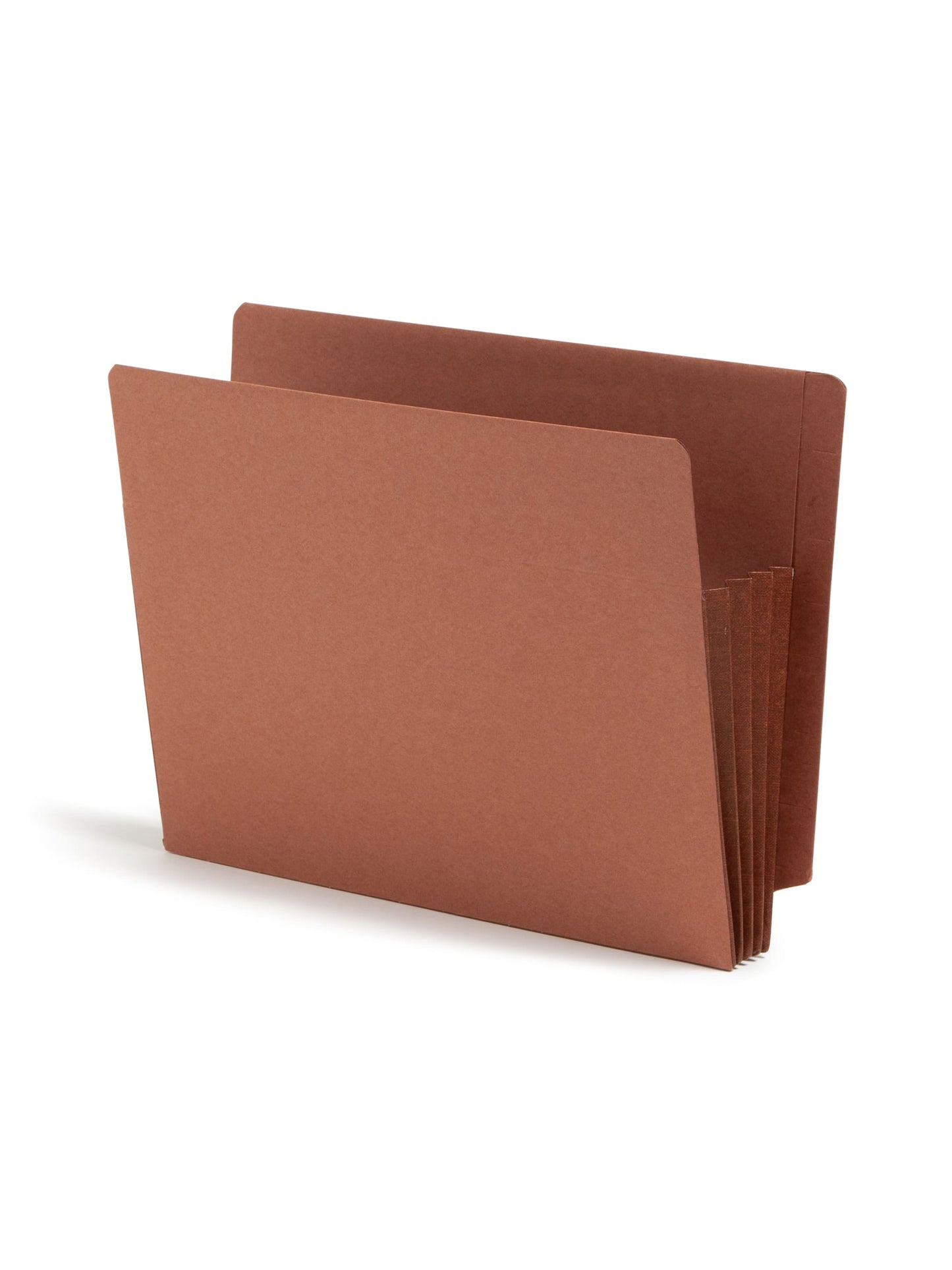 TUFF® Extra-Wide Reinforced End Tab File Pockets, Straight-Cut Tab, 3-1/2 inch Expansion, Redrope Color, Extra Wide Letter Size, Set of 10, 30086486737808