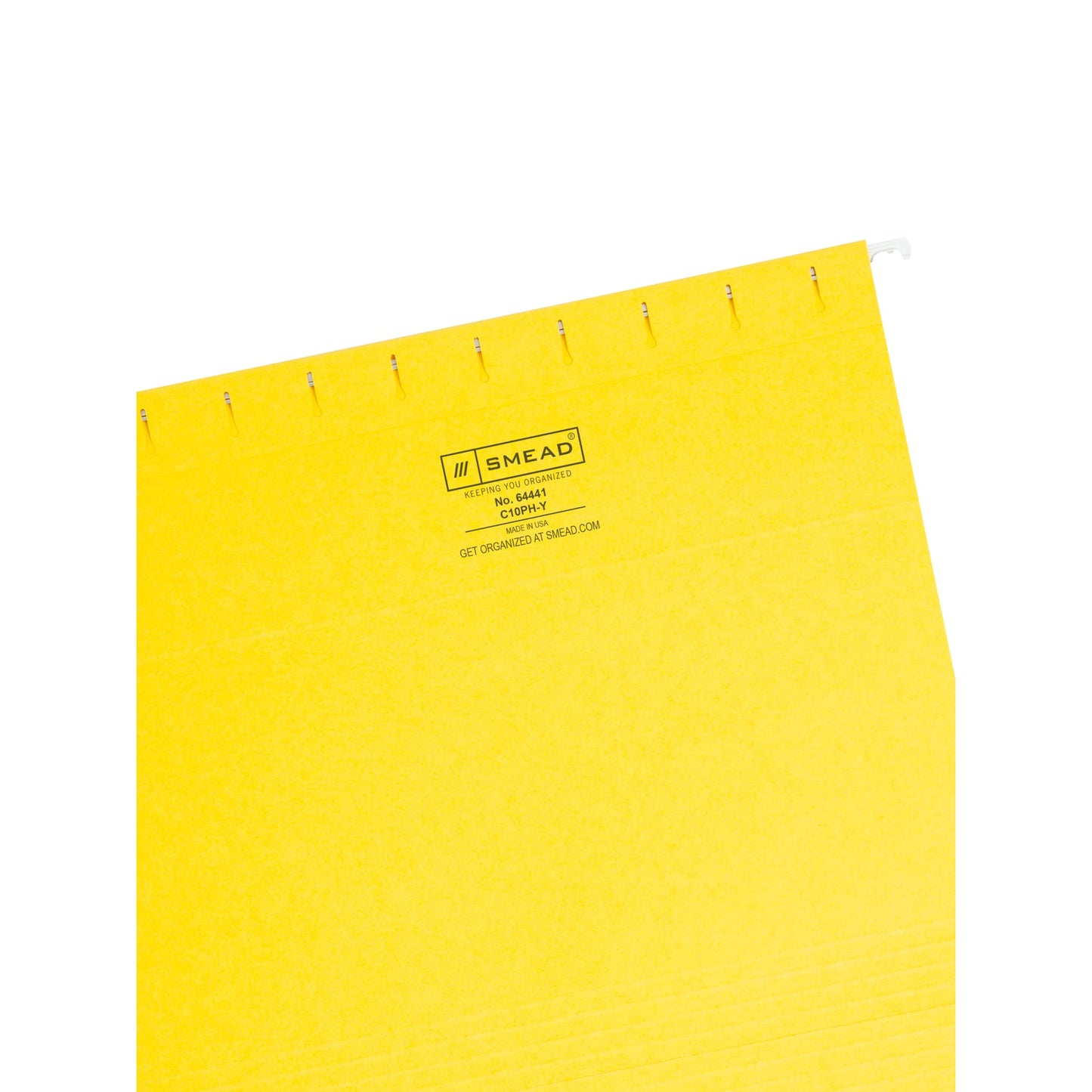 Standard Hanging File Folders, Yellow Color, Letter Size, Set of 25