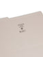 Reinforced Tab File Folders, 1/3-Cut Tab, Gray Color, Legal Size, Set of 100, 086486173346