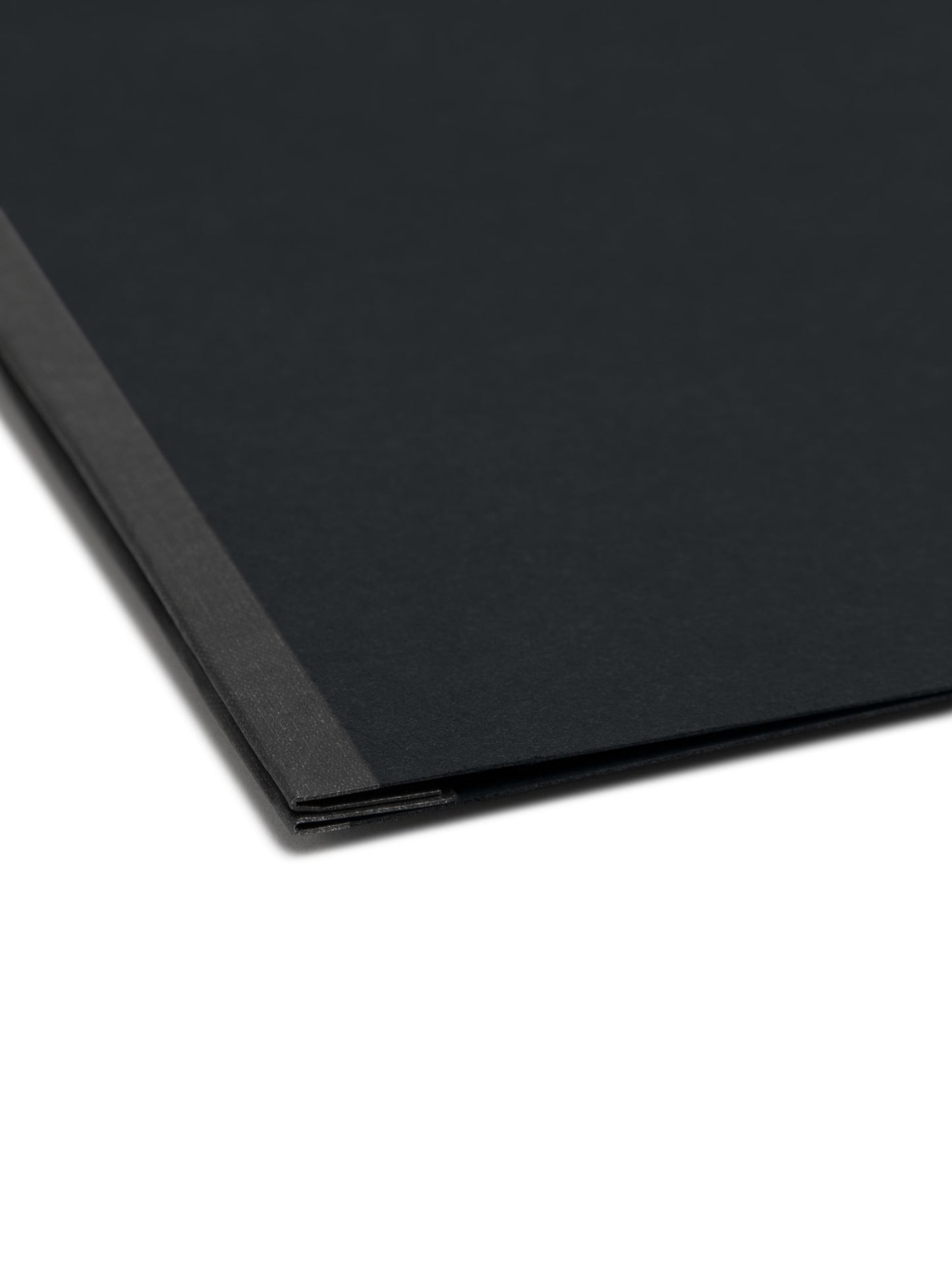Premium Pressboard Report Covers, 8 1/2-inch Metal Prong Side Fastener with Compressor, 3-inch Expansion, Black Color, Letter Size,