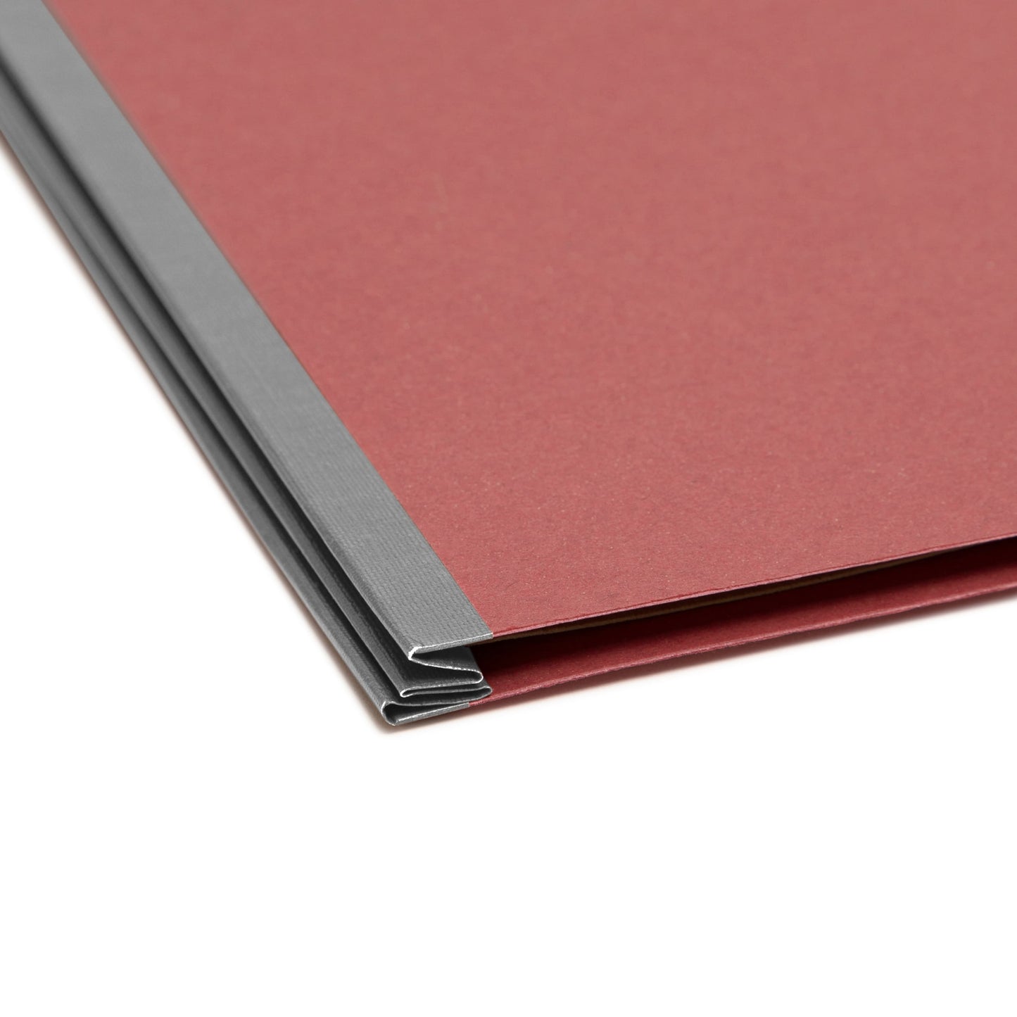 Pressboard Classification File Folders, 1 Divider, 2 inch Expansion, Red Color, Legal Size, Set of 10, 30086486187238