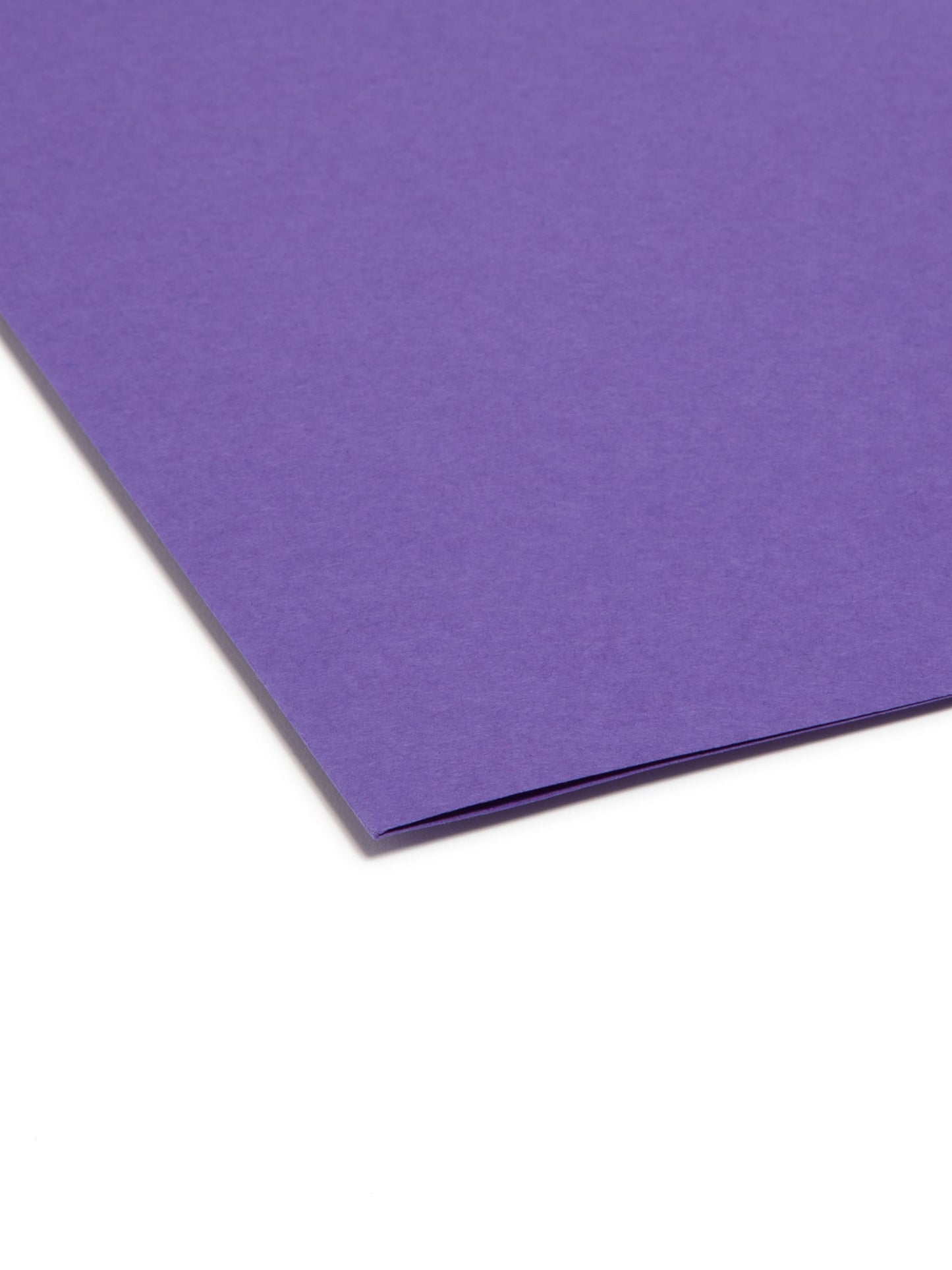 Reinforced Tab File Folders, 1/3-Cut Tab, Purple Color, Letter Size, Set of 100, 086486130349