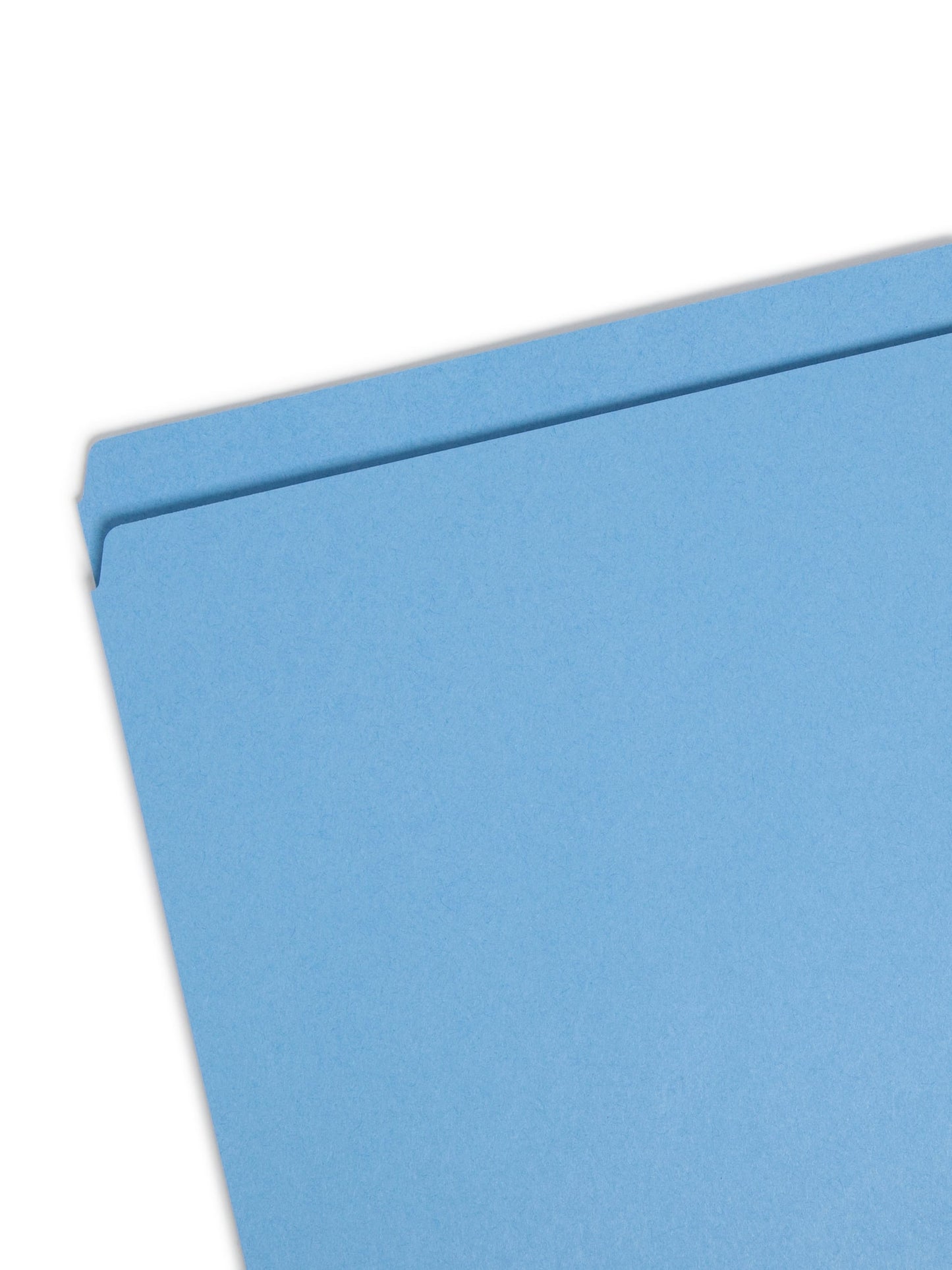 Standard File Folders, Straight-Cut Tab, Blue Color, Letter Size, Set of 100, 086486109352