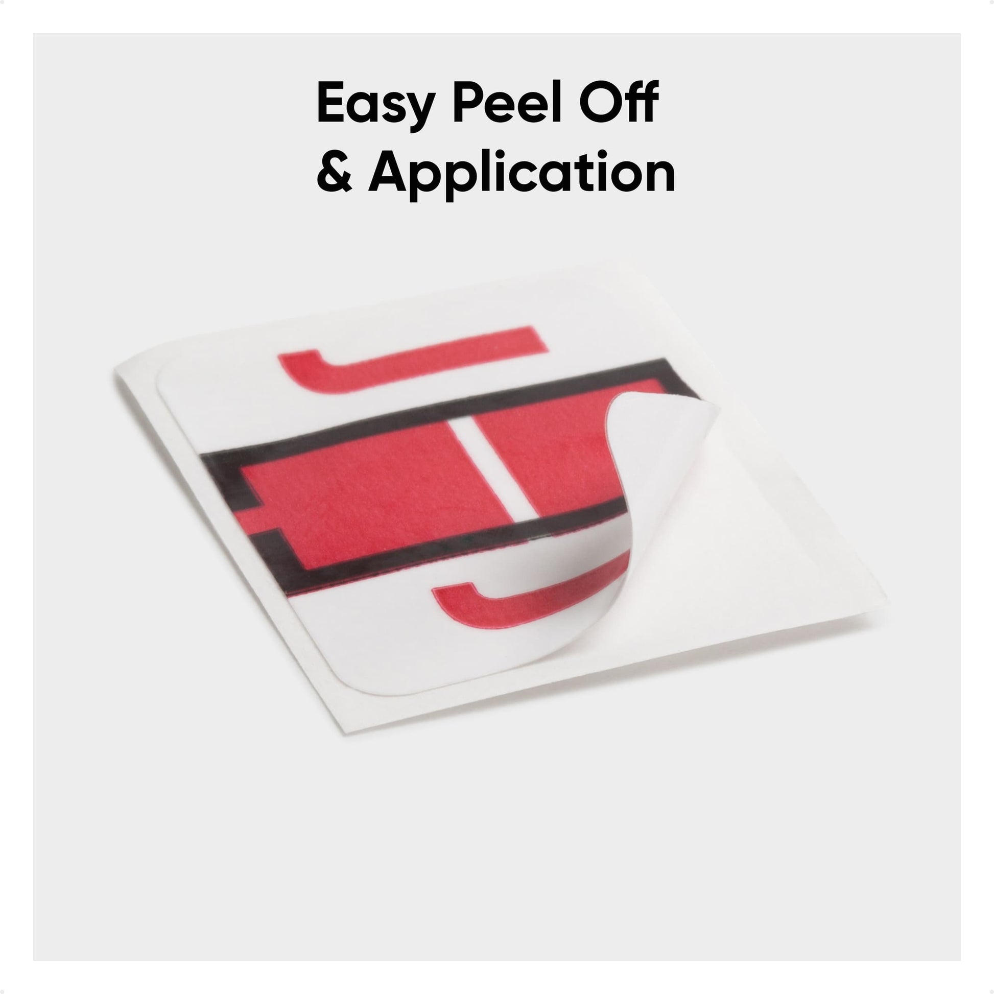 BCCR Bar Style Color-Coded Alphabetic Labels, A-Z Rolls, Red Color, 1-1/4" X 1" Size, Set of 50, 086486670807