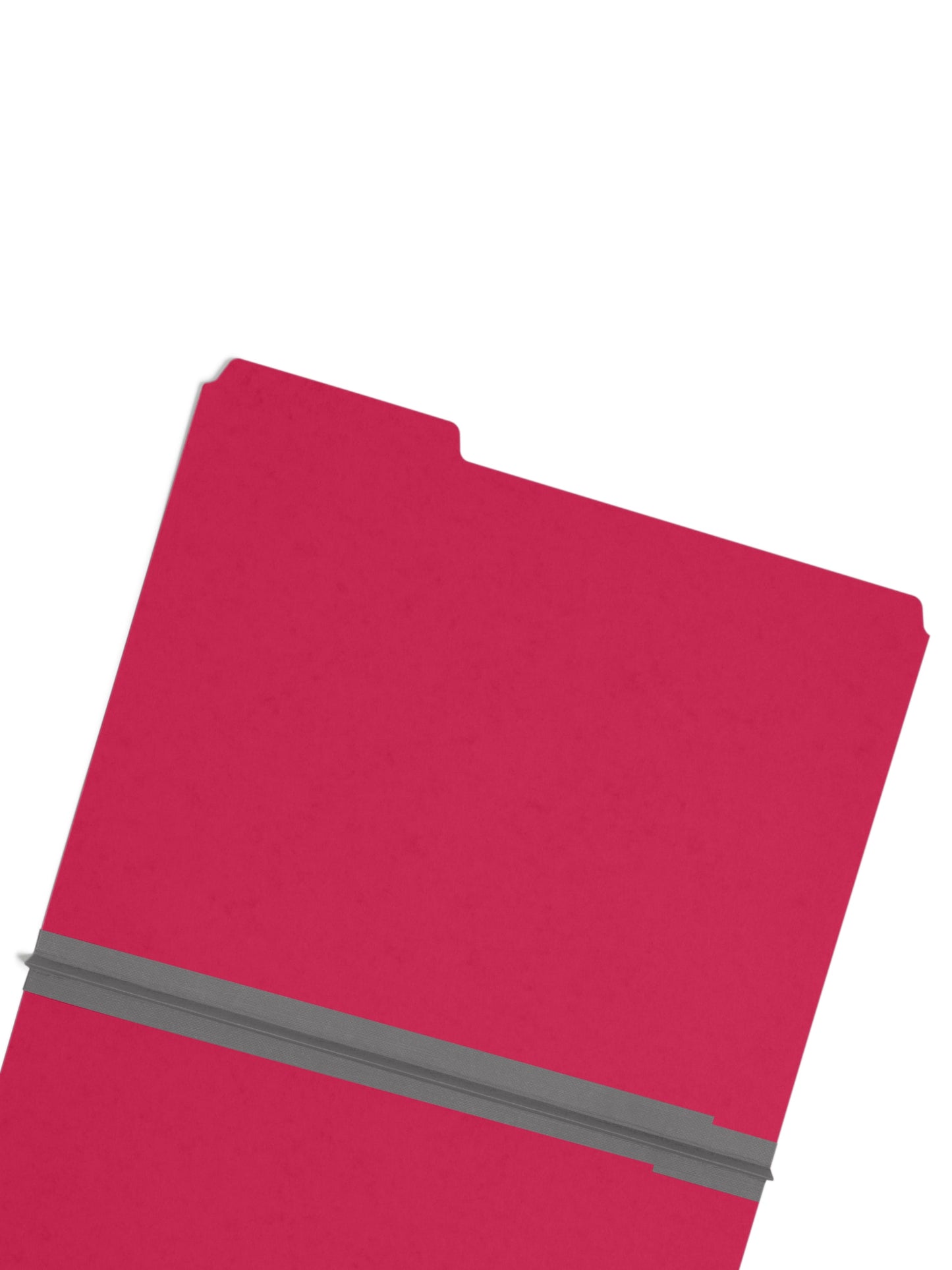 Pressboard File Folder, 1 inch Expansion, 1/3-Cut Tab, Bright Red Color, Letter Size, Set of 25, 086486215381