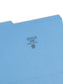 Reinforced Tab File Folders, 1/3-Cut Tab, Blue Color, Letter Size, Set of 100, 086486120340