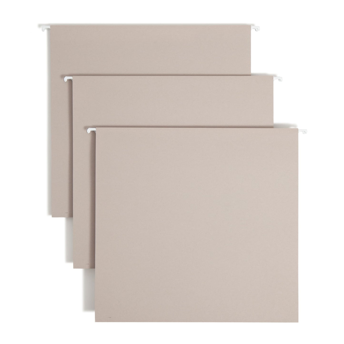 TUFF® Hanging Box Bottom File Folders with Easy Slide® Tabs, 4 inch Expansion, Gray Color, Letter Size, Set of 1, 086486642422