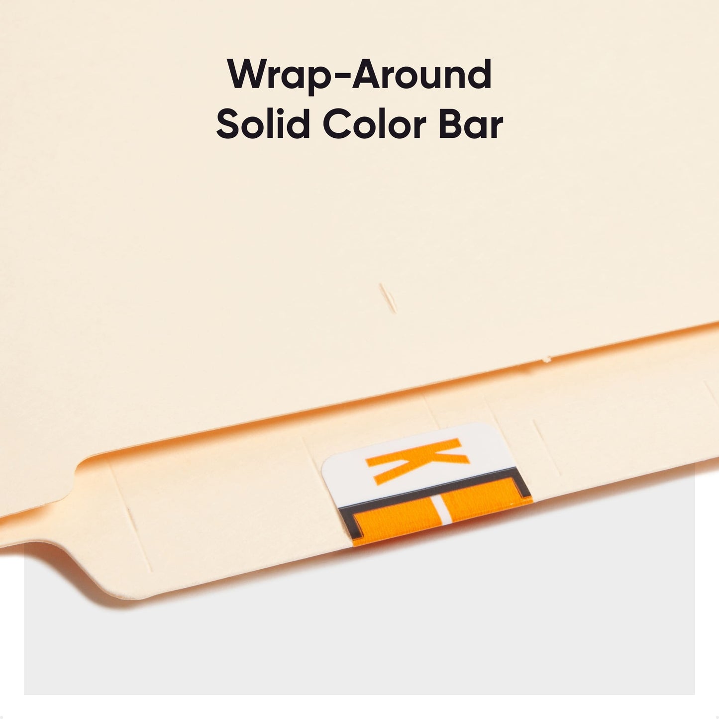 BCCR Bar Style Color-Coded Alphabetic Labels, A-Z Rolls, Light Orange Color, 1-1/4" X 1" Size, Set of 50, 086486670814