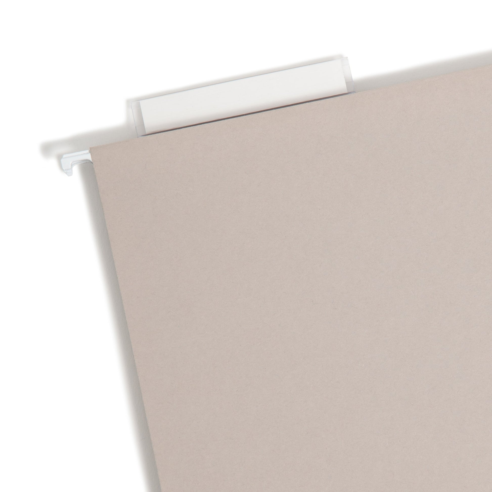 TUFF® Hanging Box Bottom File Folders with Easy Slide® Tabs, 4 inch Expansion, Gray Color, Letter Size, Set of 1, 086486642422