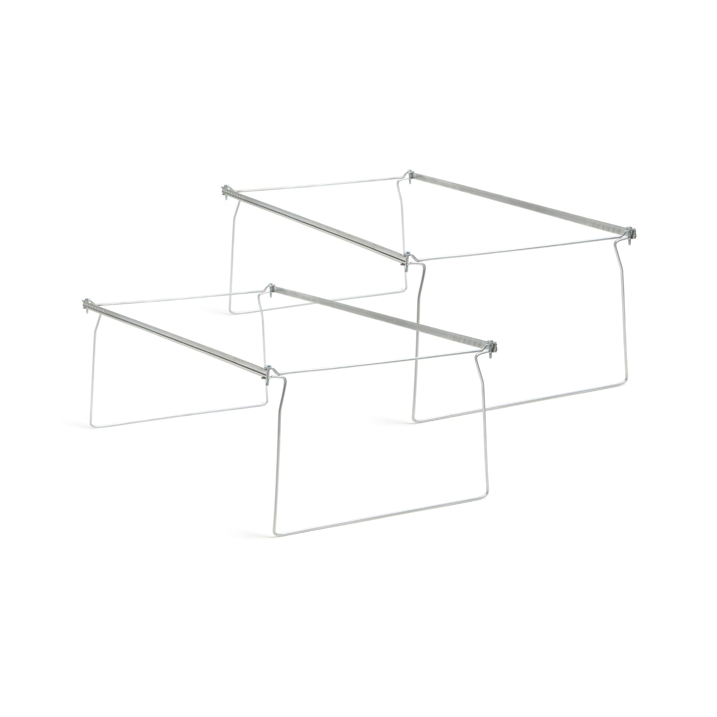 Hanging File Folder Frame, Gray Color, Legal Size, Set of 2, 086486648738