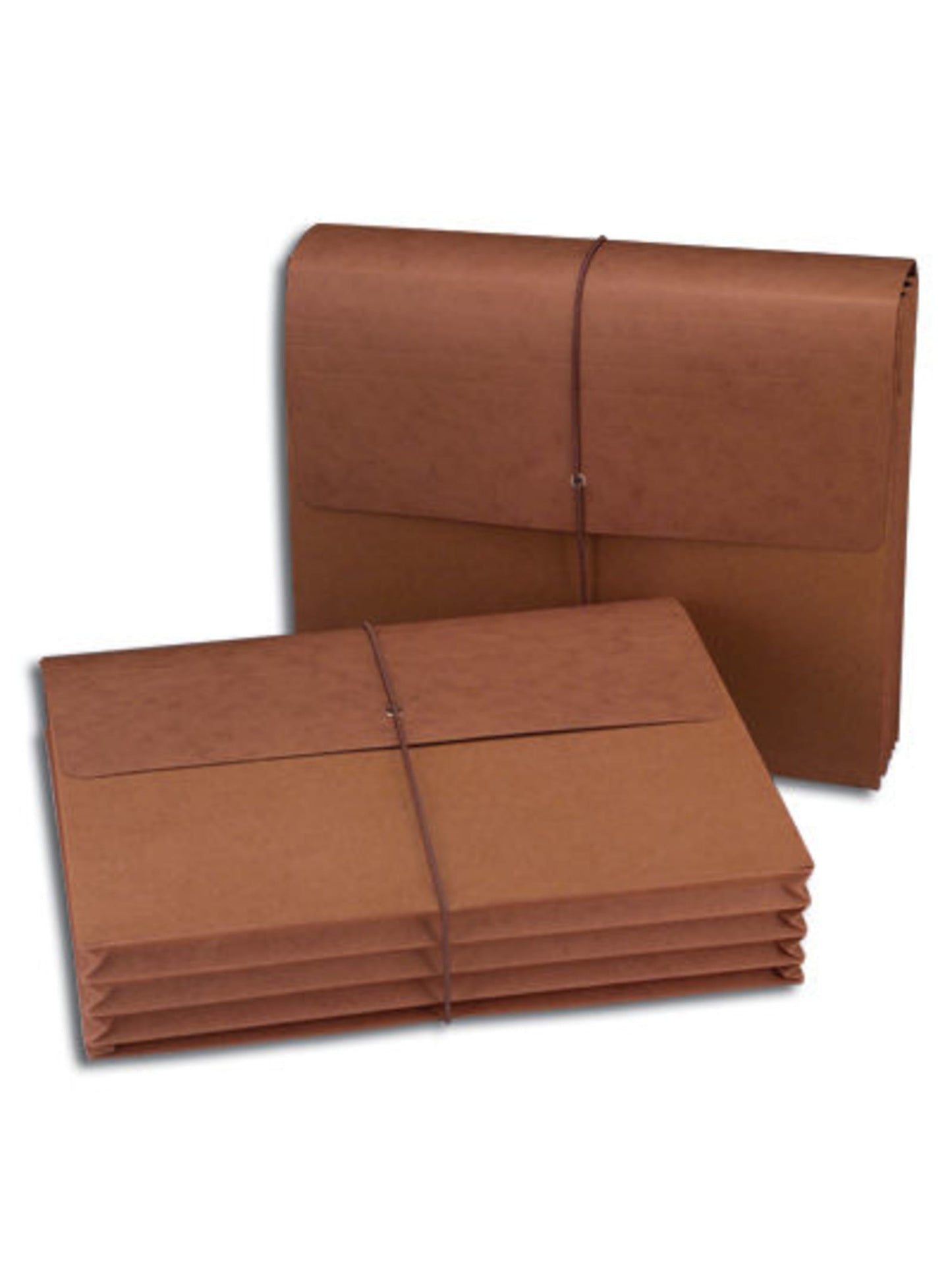 Redrope Expanding Wallets with Elastic Cord, 3-1/2 Inch Expansion, Redrope Color, Letter Size, Set of 10, 30086486720886