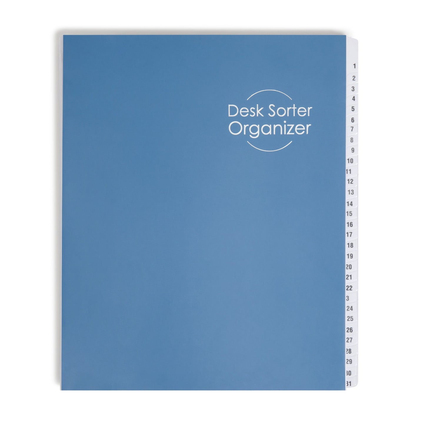 Desk File/Sorters, Dark Blue Color, Letter Size, Set of 1, 086486892353