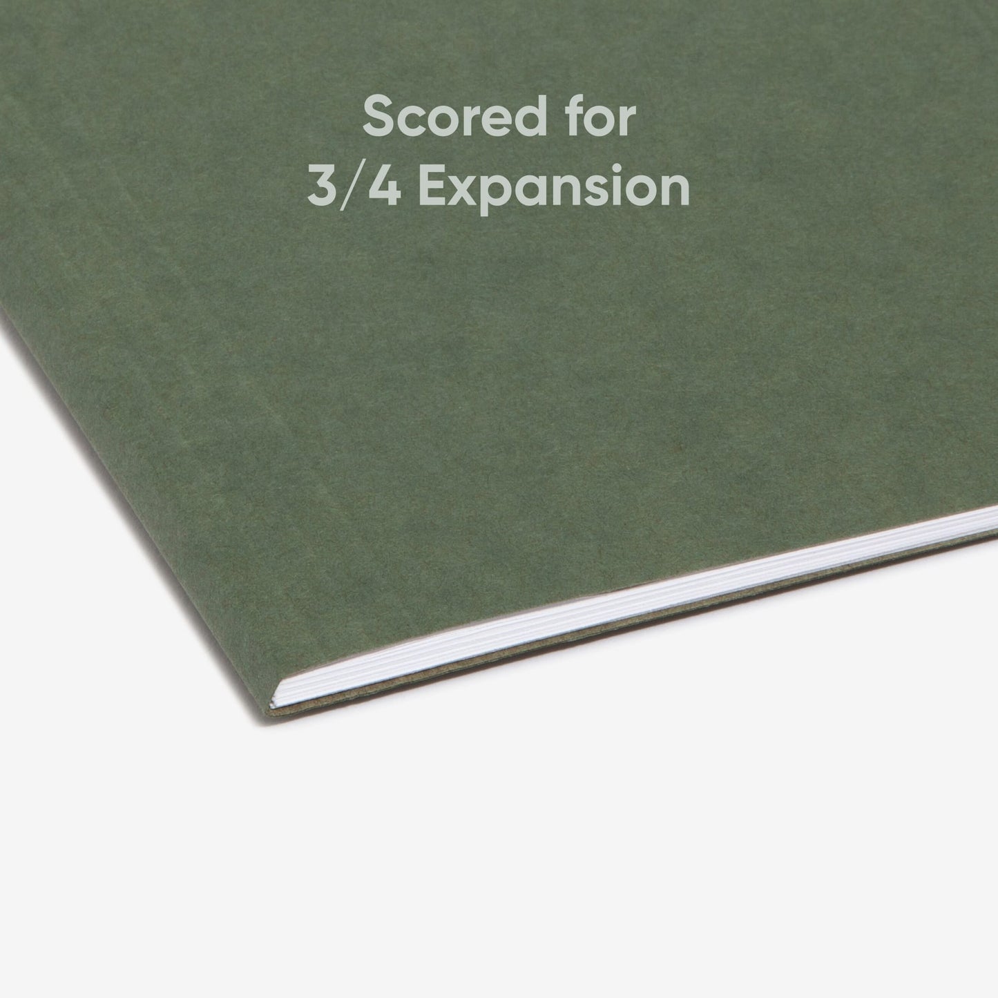 Standard Hanging File Folders with 1/5-Cut Tabs, Standard Green Color, Legal Size, Set of 25, 086486641555