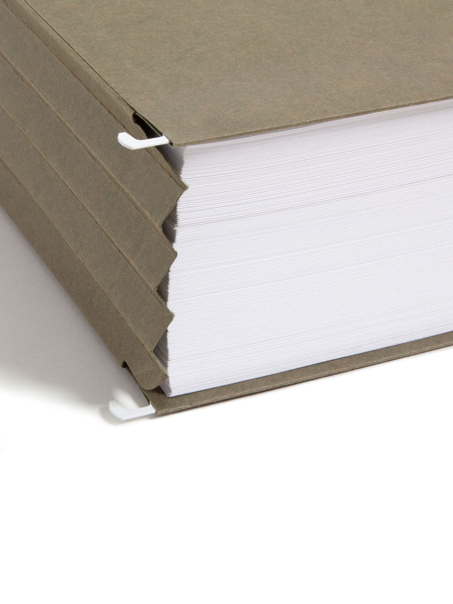 100% Recycled Hanging File Pockets, Standard Green Color, Legal Size, Set of 10, 086486643269