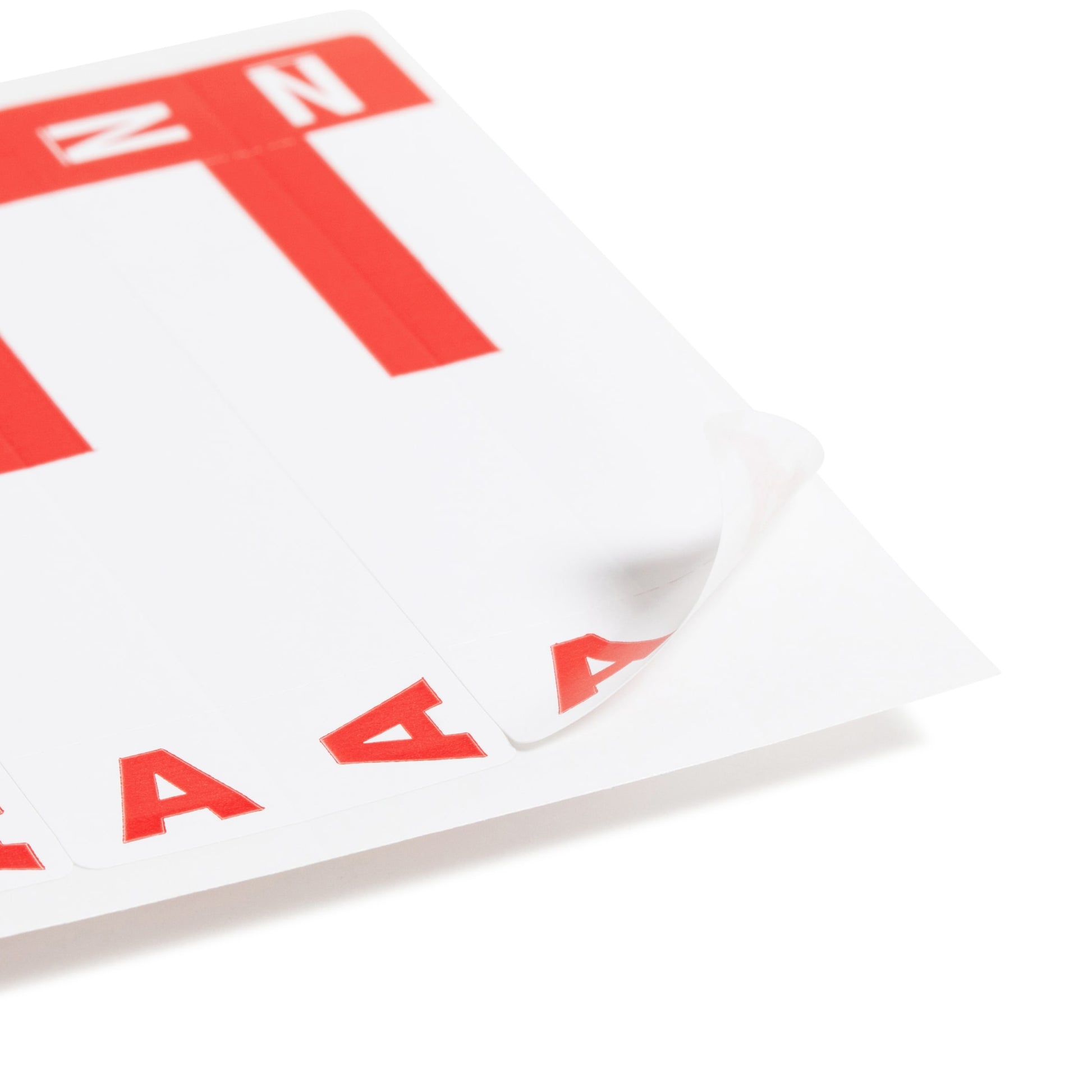 AlphaZ® NCC Color-Coded Name Labels - Sheets, Assorted Colors Color, 3-5/8" X 1-5/32" Size, Set of 1500, 086486671507