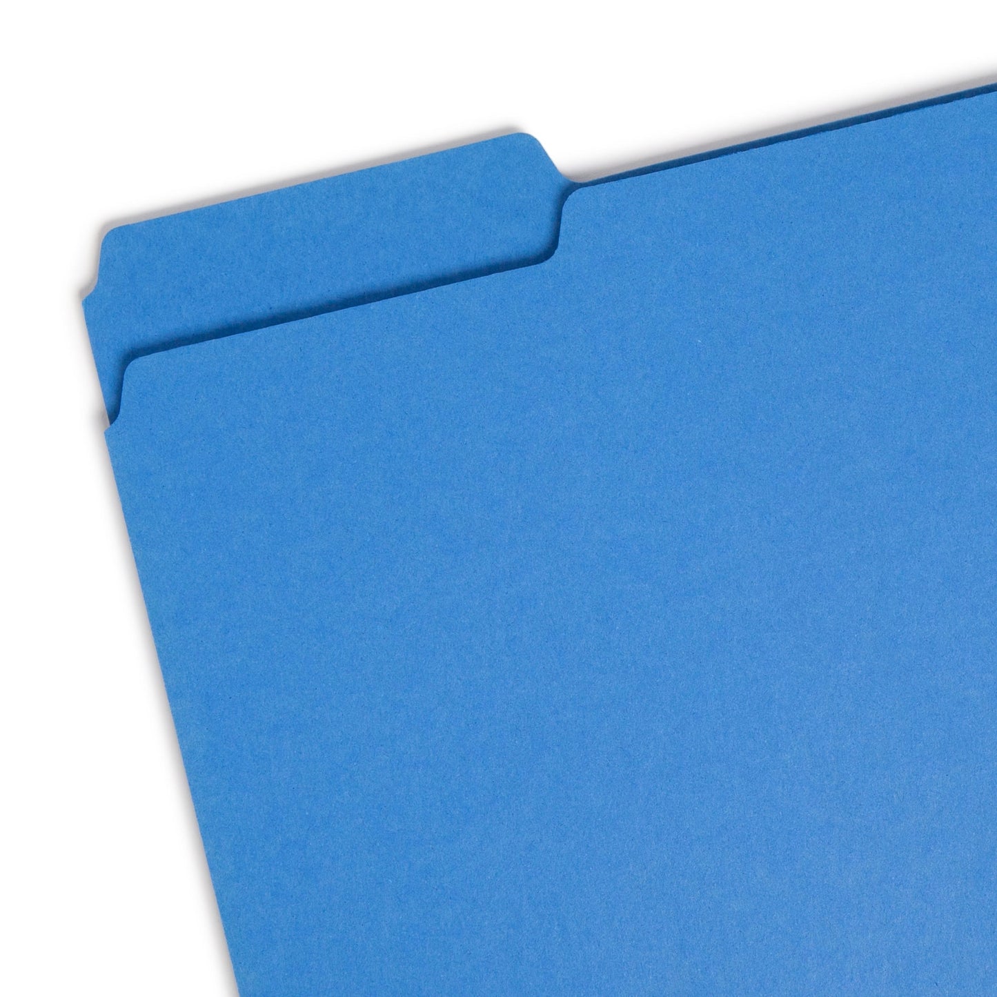 Pressboard File Folder, 1 inch Expansion, 1/3-Cut Tab, Dark Blue Color, Letter Size, Set of 25, 086486215411