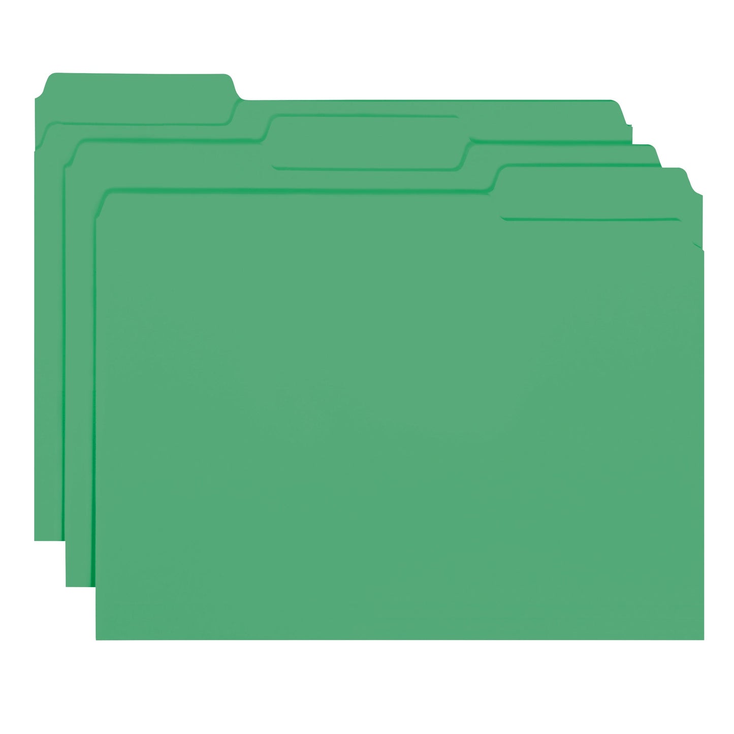 Interior File Folders, Green Color, Letter Size, Set of 100, 086486102476