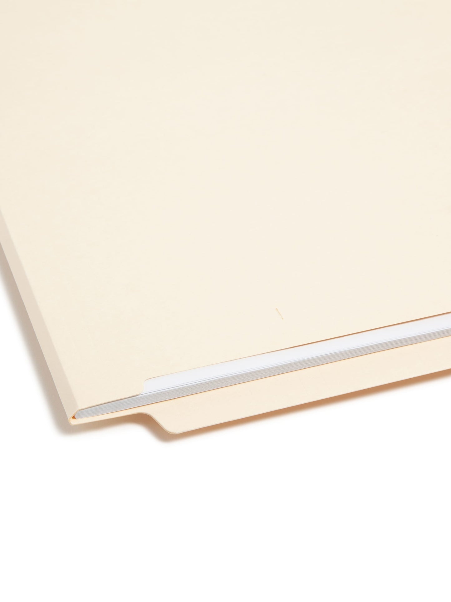 Shelf-Master® Reinforced End Tab Fastener File Folders with Antimicrobial Product Protection, Straight-Cut Tab, 2 Fasteners, Bi-lingual Packaging, Manila Color, Letter Size, Set of 50, 086486341172