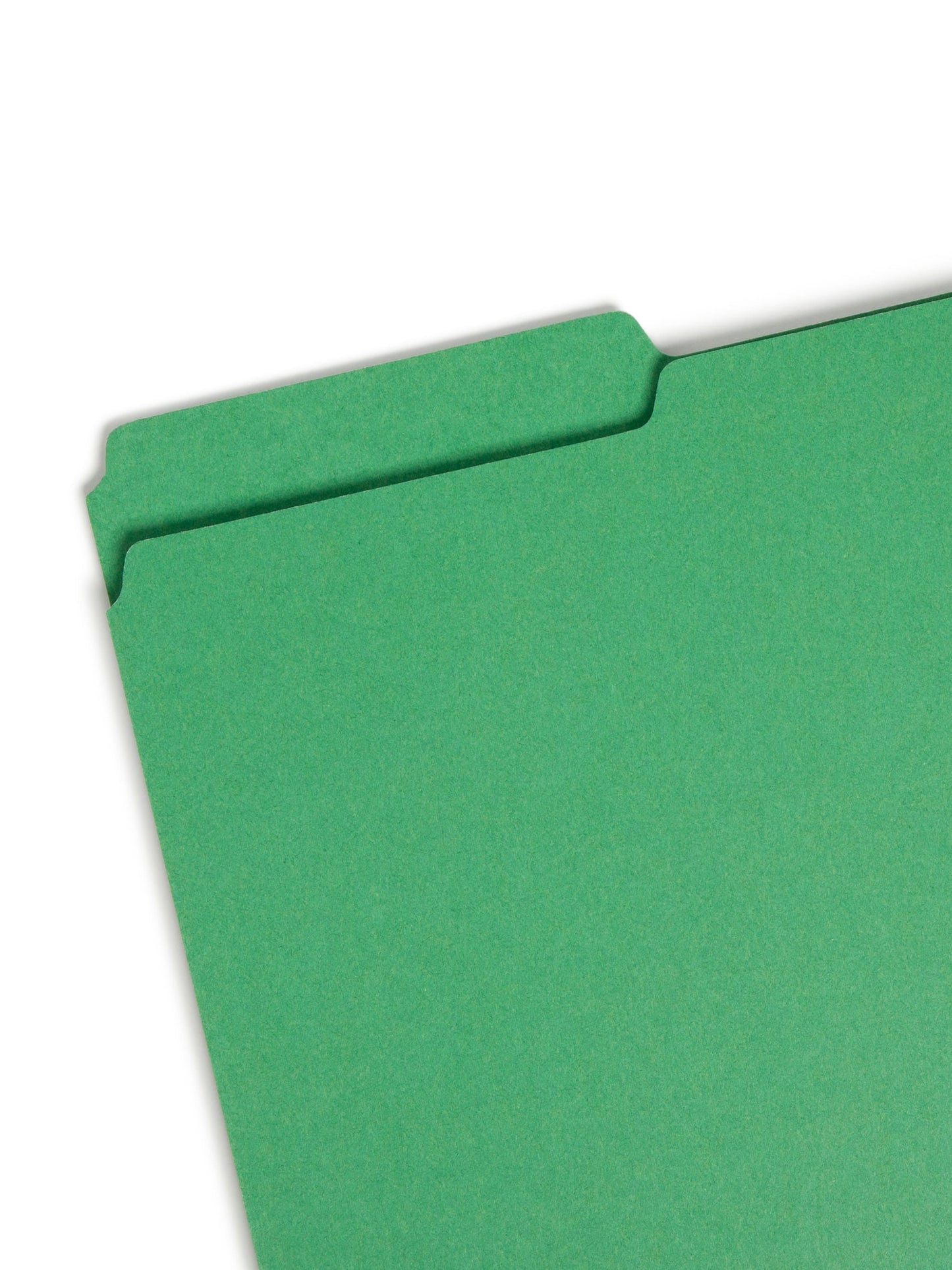 Pressboard File Folder, 1 inch Expansion, 1/3-Cut Tab, Green Color, Legal Size, Set of 25, 086486225465