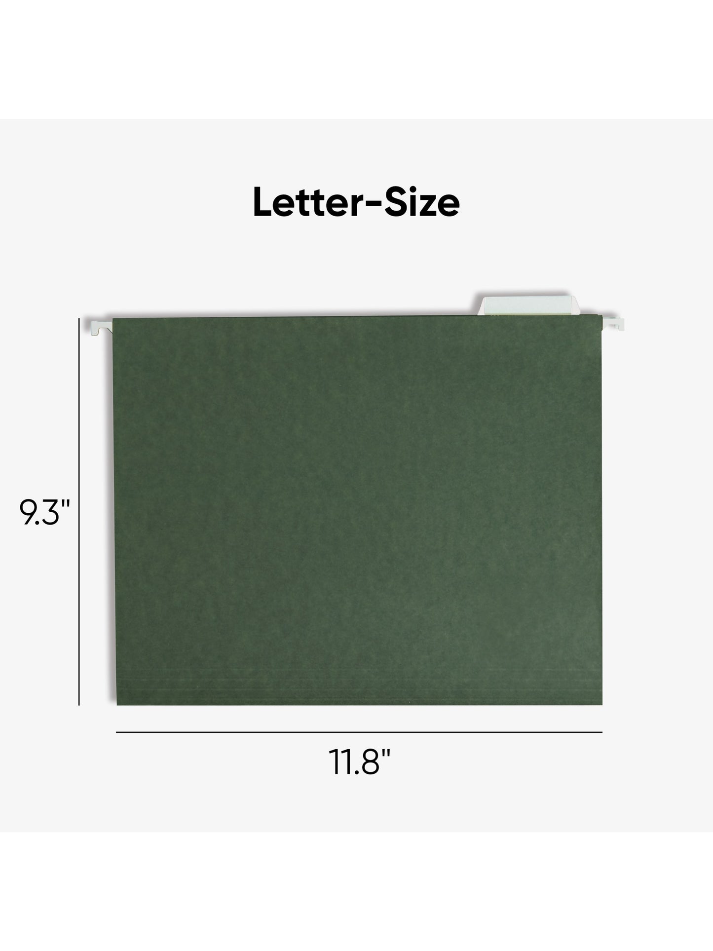 Standard Hanging File Folders with 1/5-Cut TabsStandard Hanging File Folders, 1/5 Cut, Standard Green, Letter, Standard Green, Letter Size, Set of 50, 086486640299