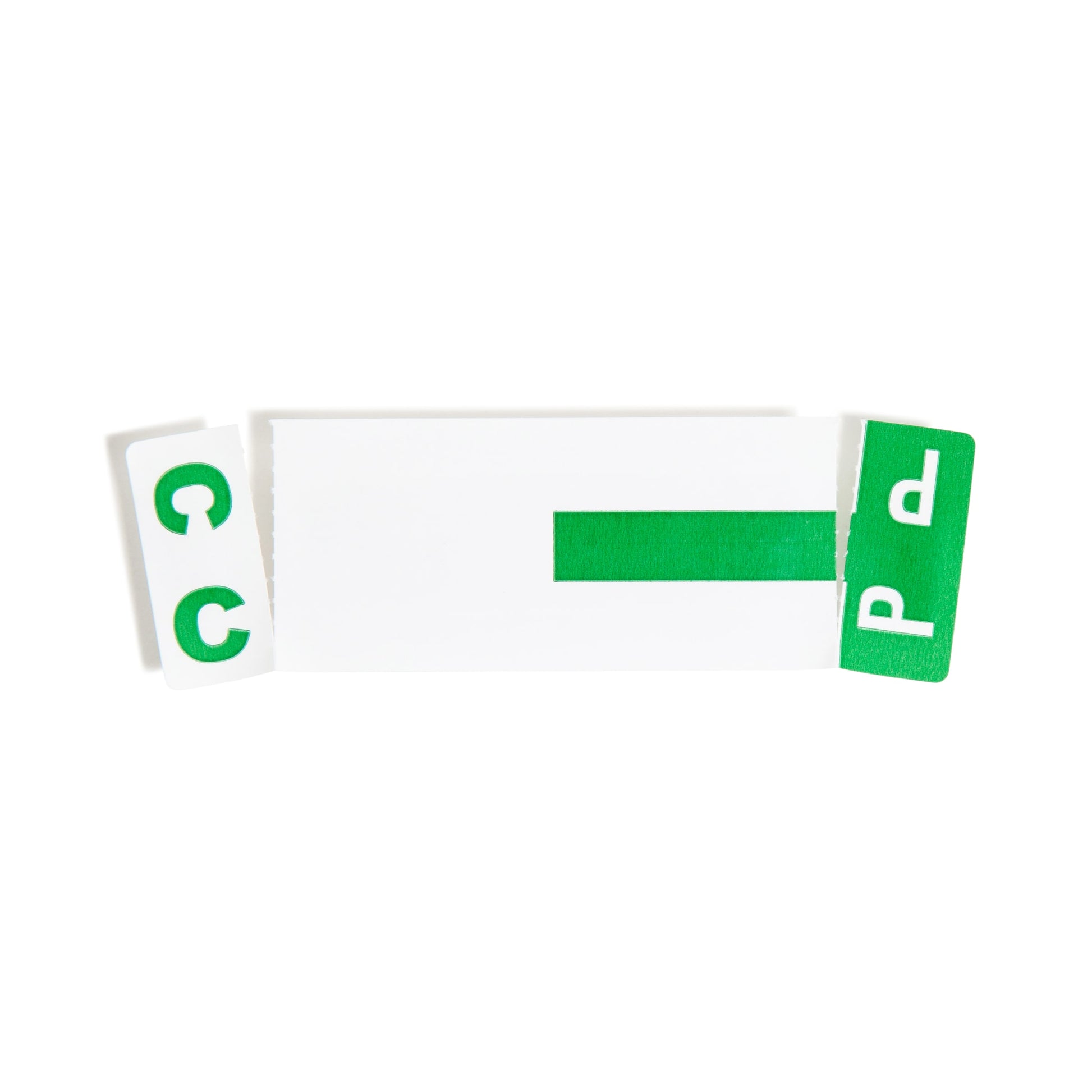 AlphaZ® NCC Color-Coded Name Labels - Sheets, Dark Green Color, 3-5/8" X 1-5/32" Size, Set of 100, 086486671545