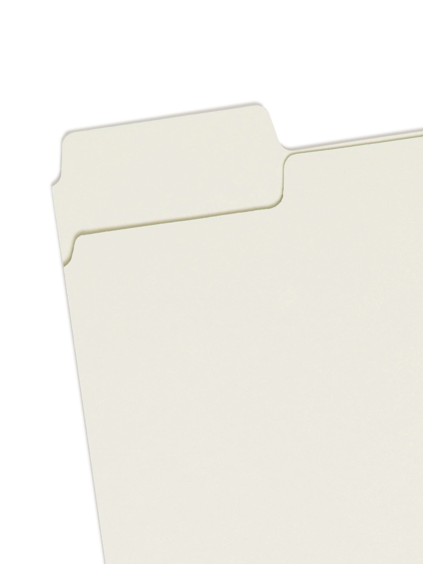 SuperTab® Pressboard Fastener File Folders, Gray/Green Color, Letter Size, Set of 25, 086486149815