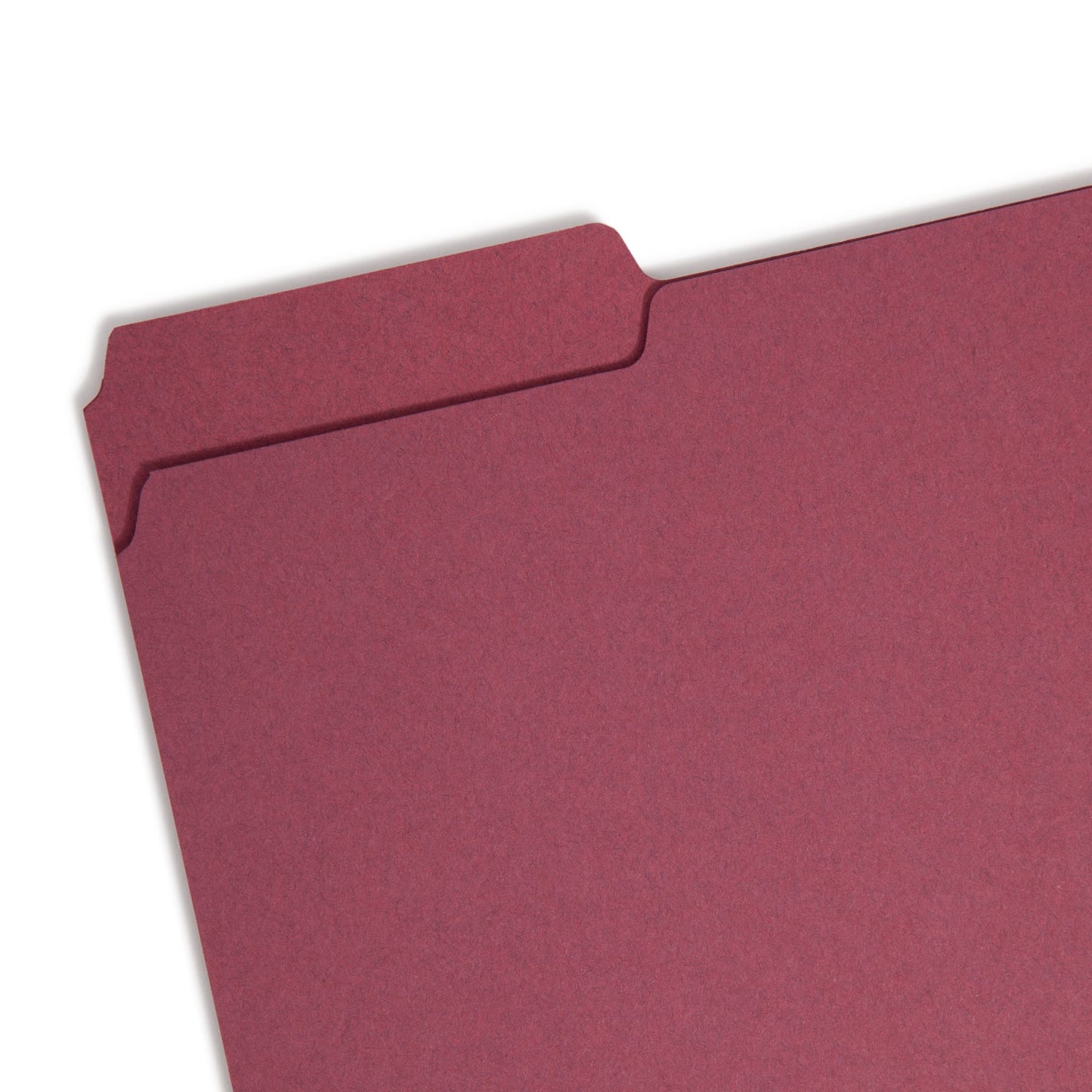 Interior File Folders, Maroon Color, Letter Size, Set of 100, 086486102759